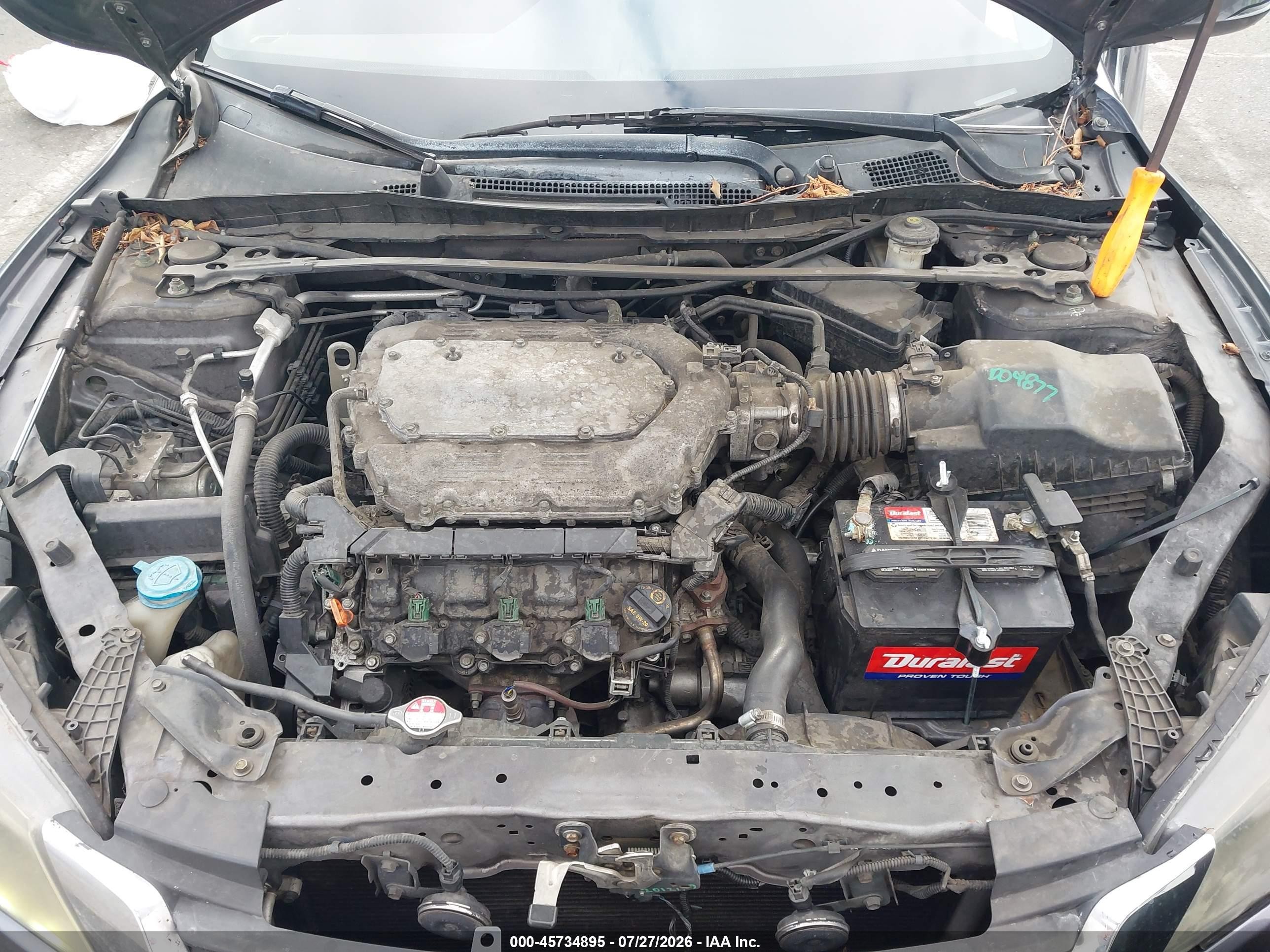 2013 Honda Accord Ex-l V-6 Gray vin: 1HGCR3F83DA046991