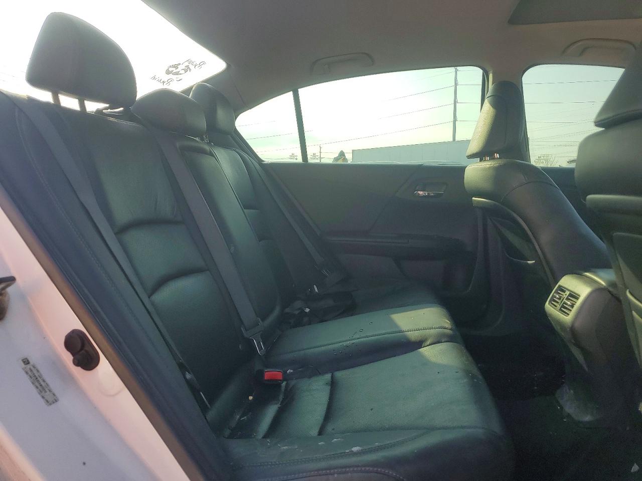 2013 Honda Accord Exl White vin: 1HGCR3F83DA802013