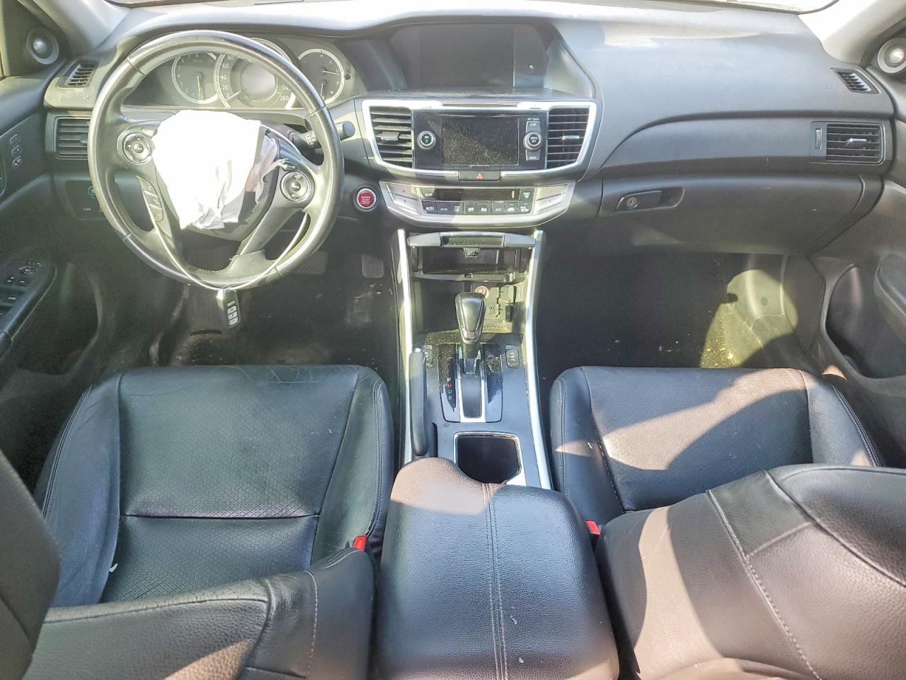 2013 Honda Accord Exl White vin: 1HGCR3F83DA802013