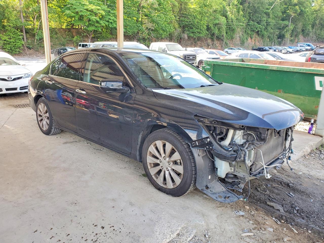 2014 Honda Accord Exl Black vin: 1HGCR3F83EA004614