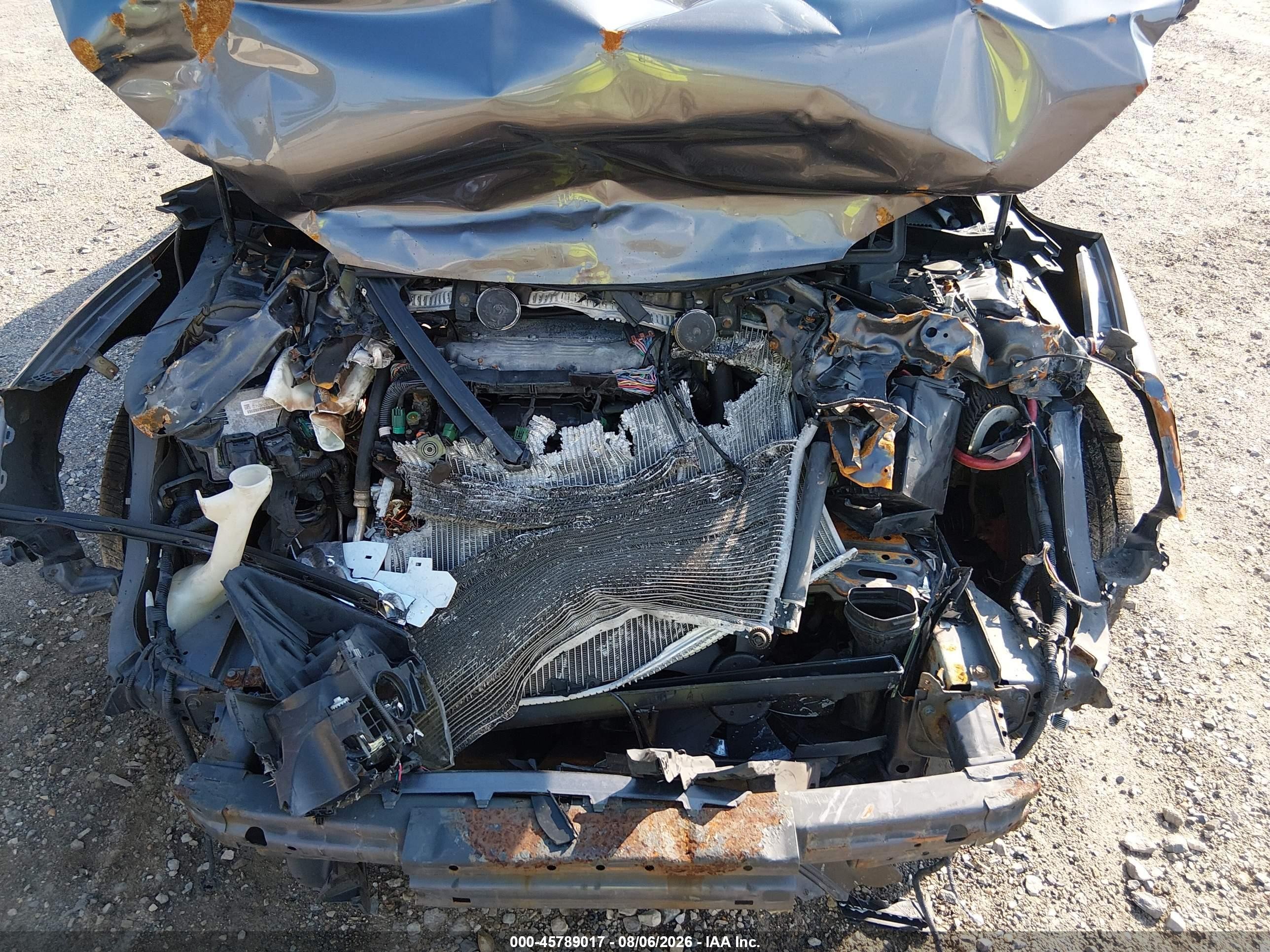 2014 Honda Accord Ex-l V-6 Gray vin: 1HGCR3F83EA034244