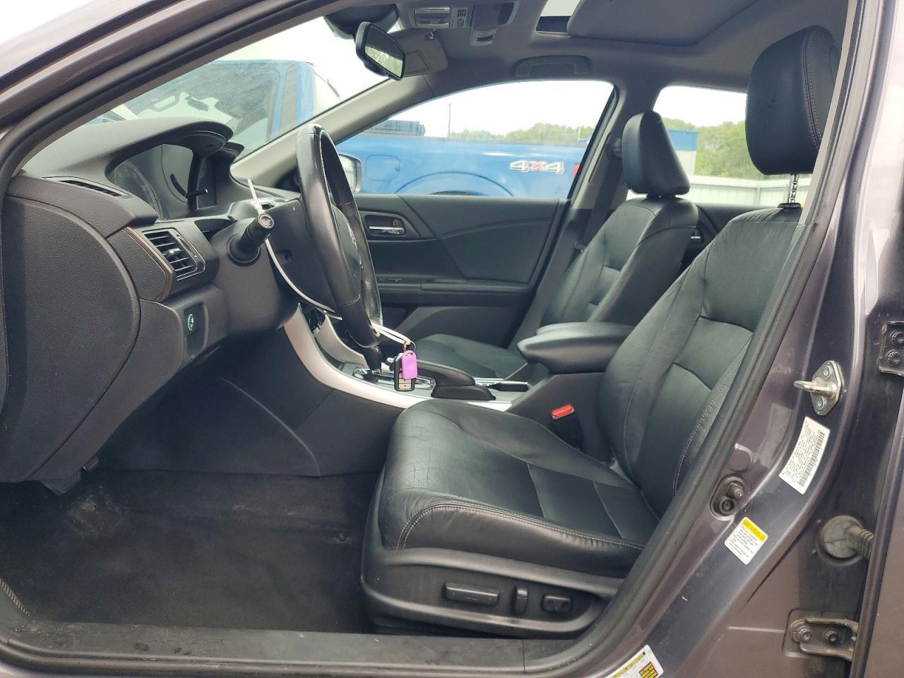 2015 Honda Accord Exl Gray vin: 1HGCR3F83FA007935