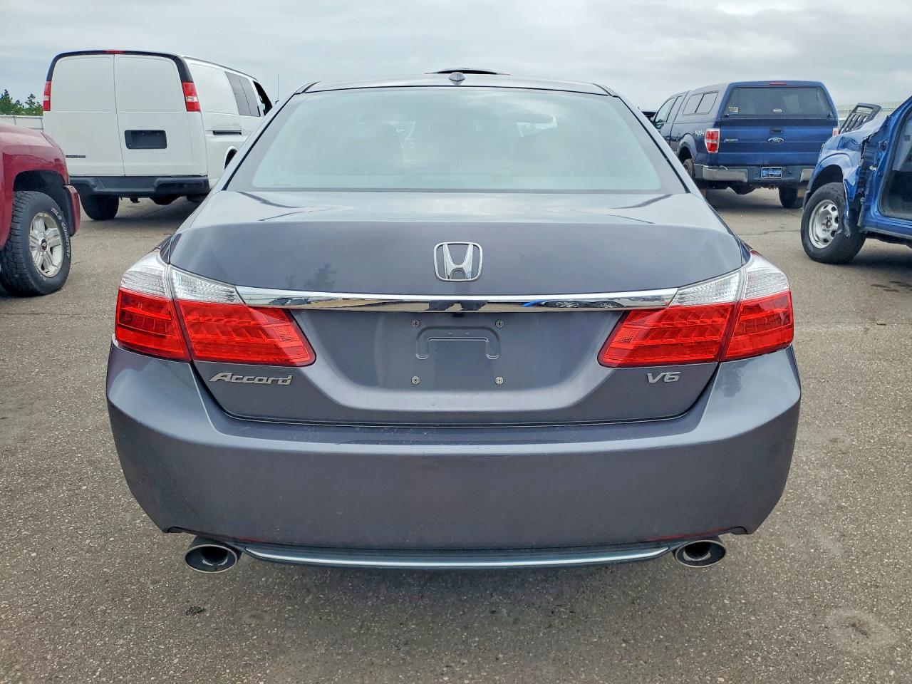 2015 Honda Accord Exl Gray vin: 1HGCR3F83FA007935