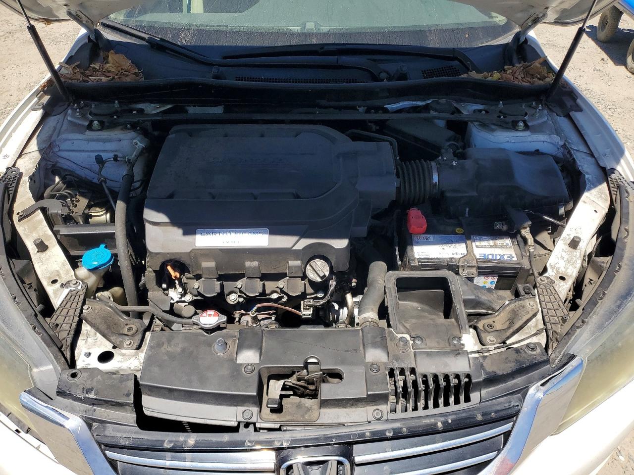 2015 Honda Accord Exl White vin: 1HGCR3F83FA017980