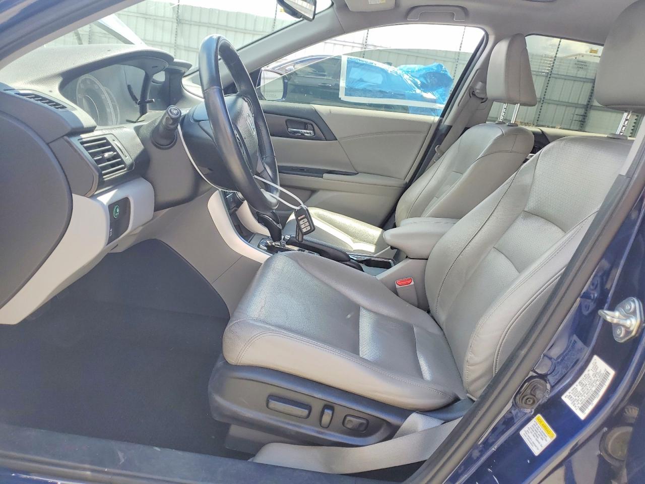 2015 Honda Accord Exl Blue vin: 1HGCR3F83FA019180