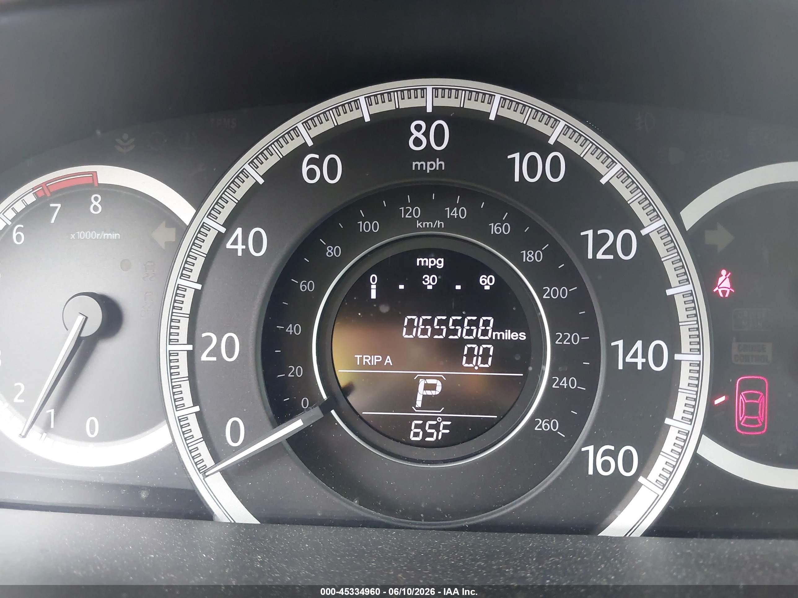 2015 Honda Accord Ex-l V-6 Gray vin: 1HGCR3F83FA023374