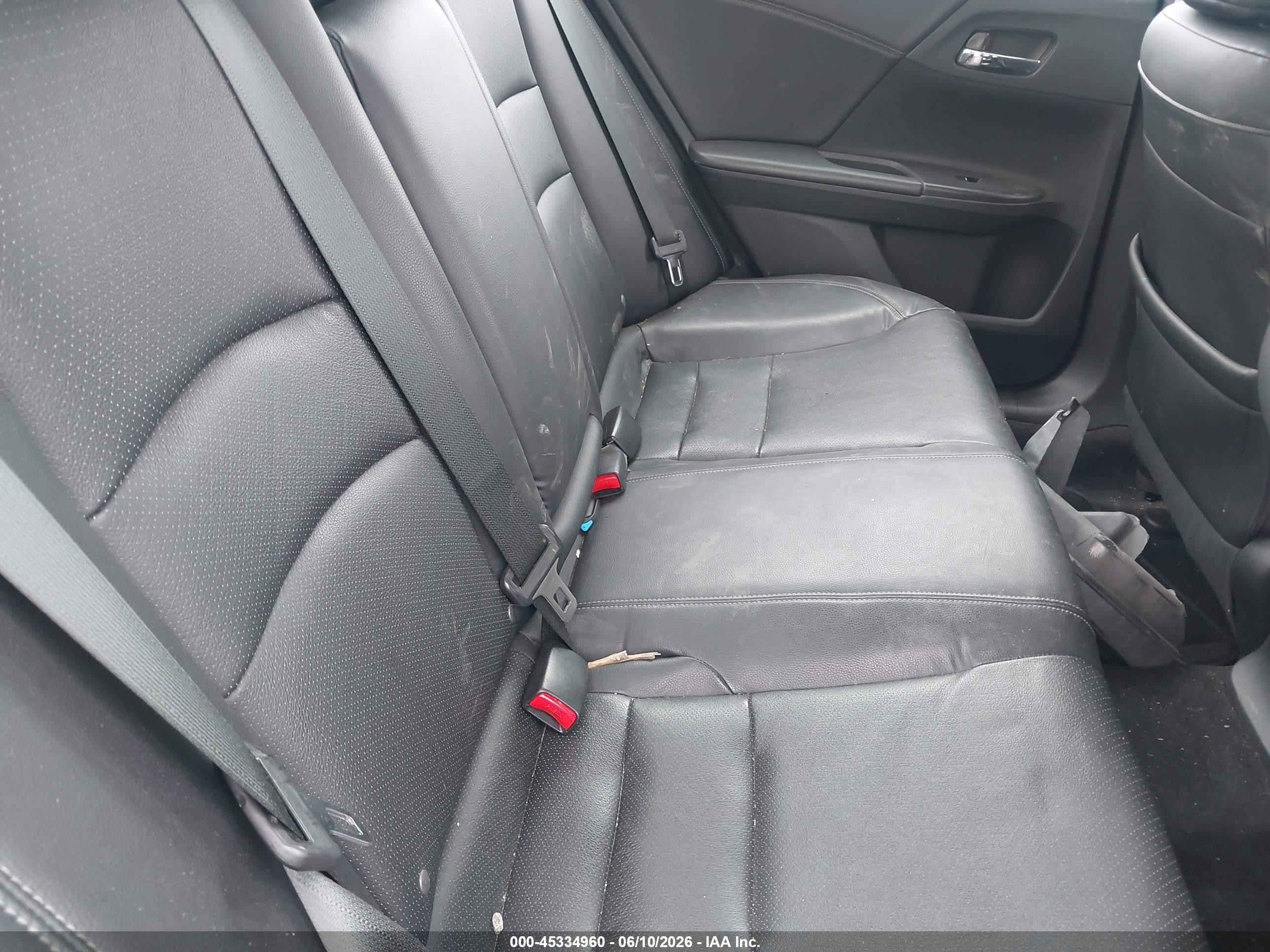 2015 Honda Accord Ex-l V-6 Gray vin: 1HGCR3F83FA023374