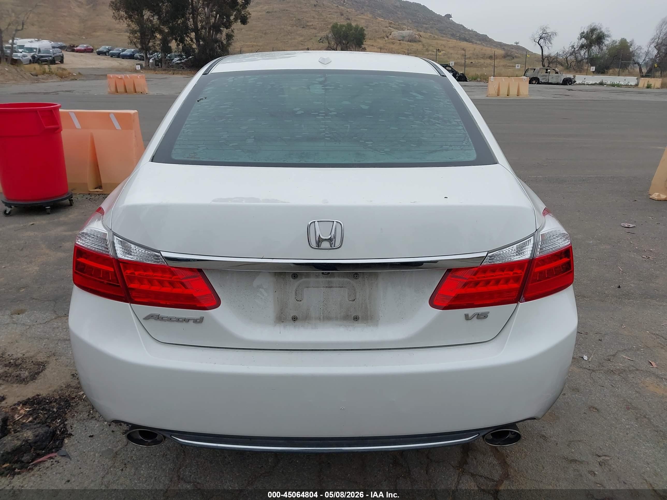 2015 Honda Accord Ex-l V-6 Белый vin: 1HGCR3F83FA027506