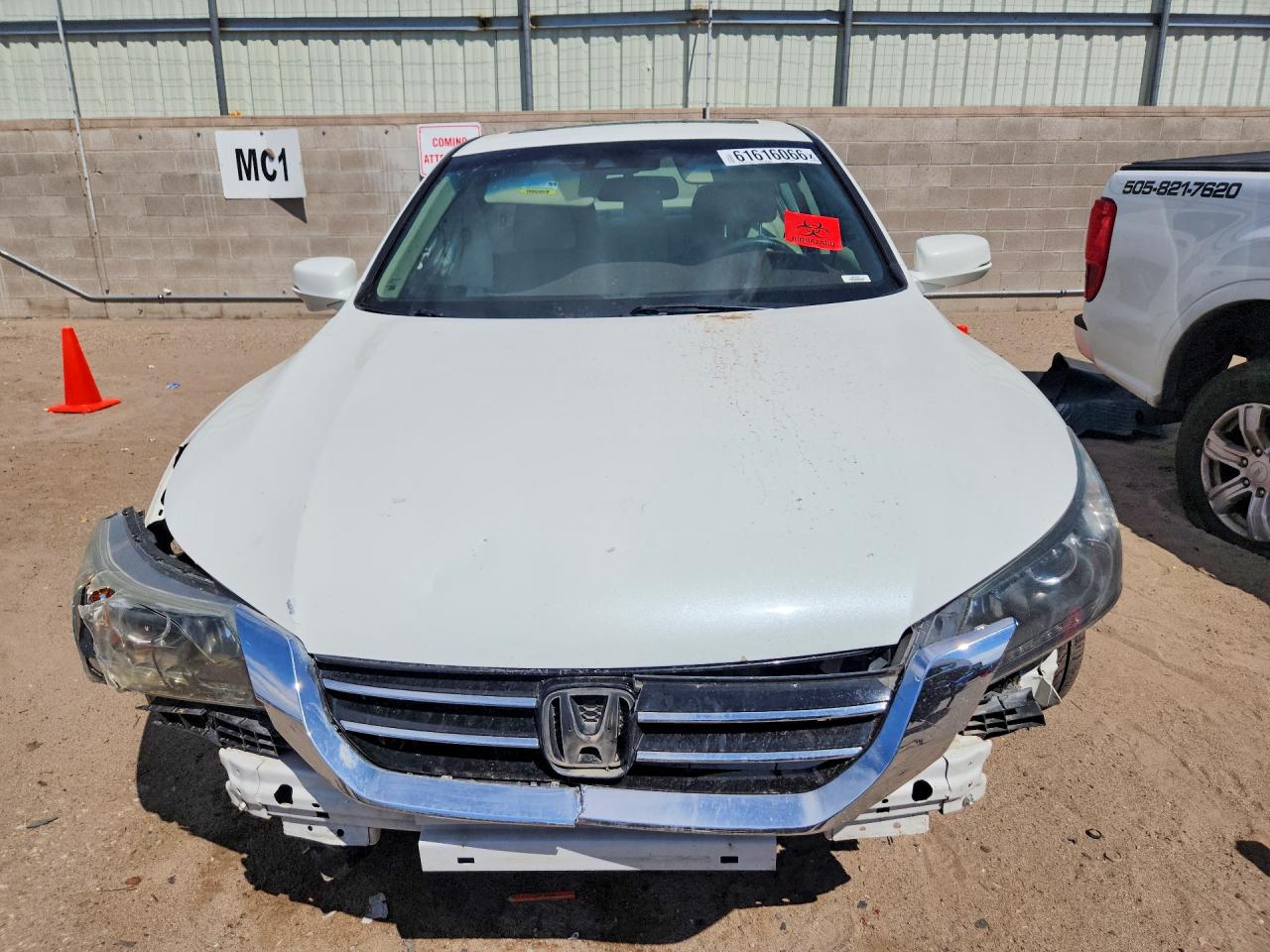 2015 Honda Accord Exl White vin: 1HGCR3F83FA034035
