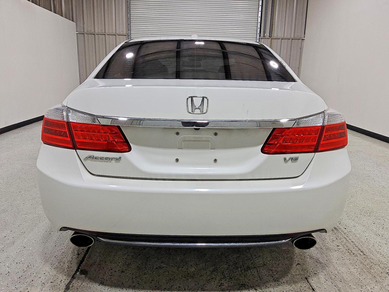 2013 Honda Accord Exl White vin: 1HGCR3F84DA002918