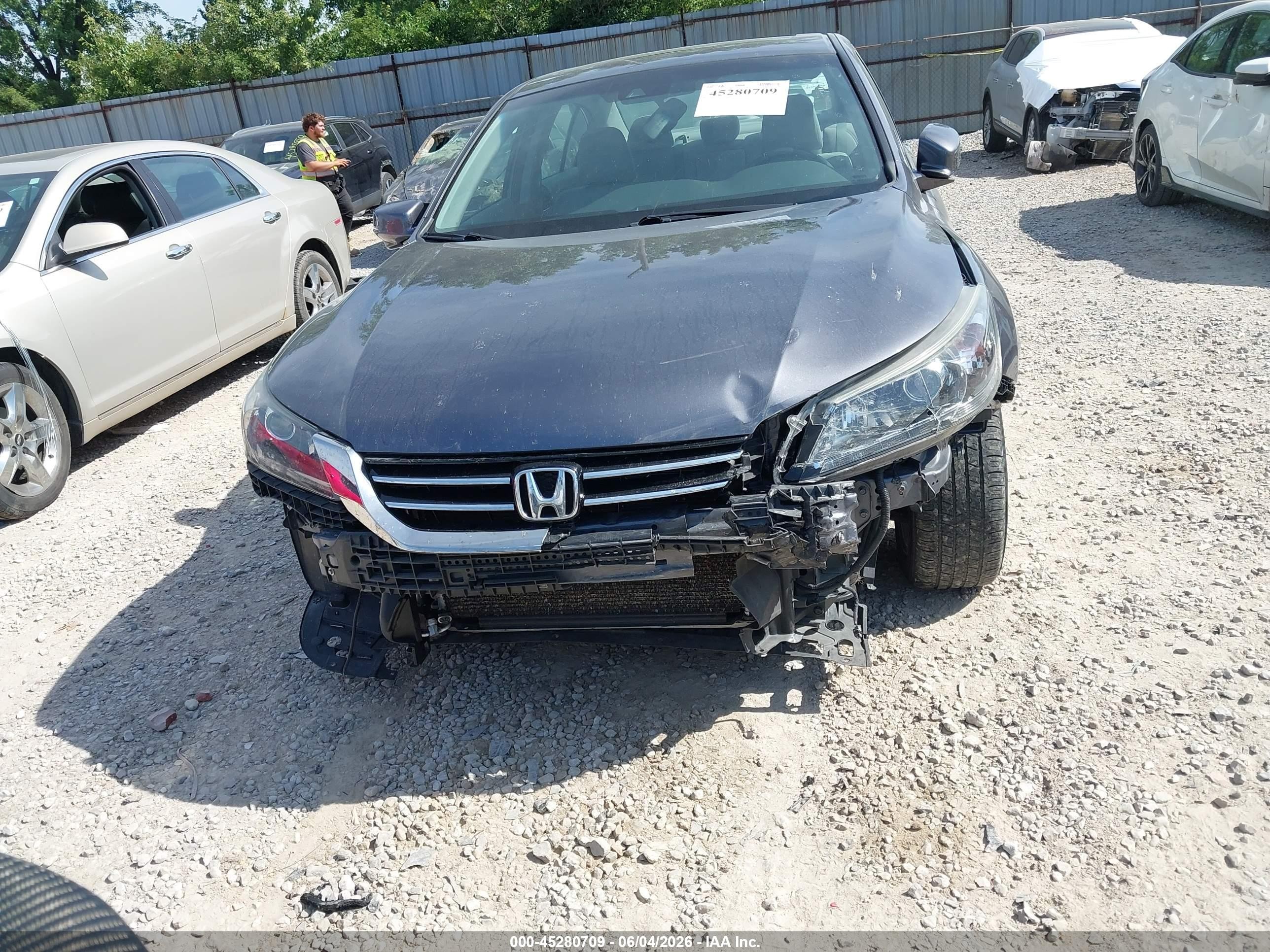 2013 Honda Accord Ex-l V-6 Серый vin: 1HGCR3F84DA006001
