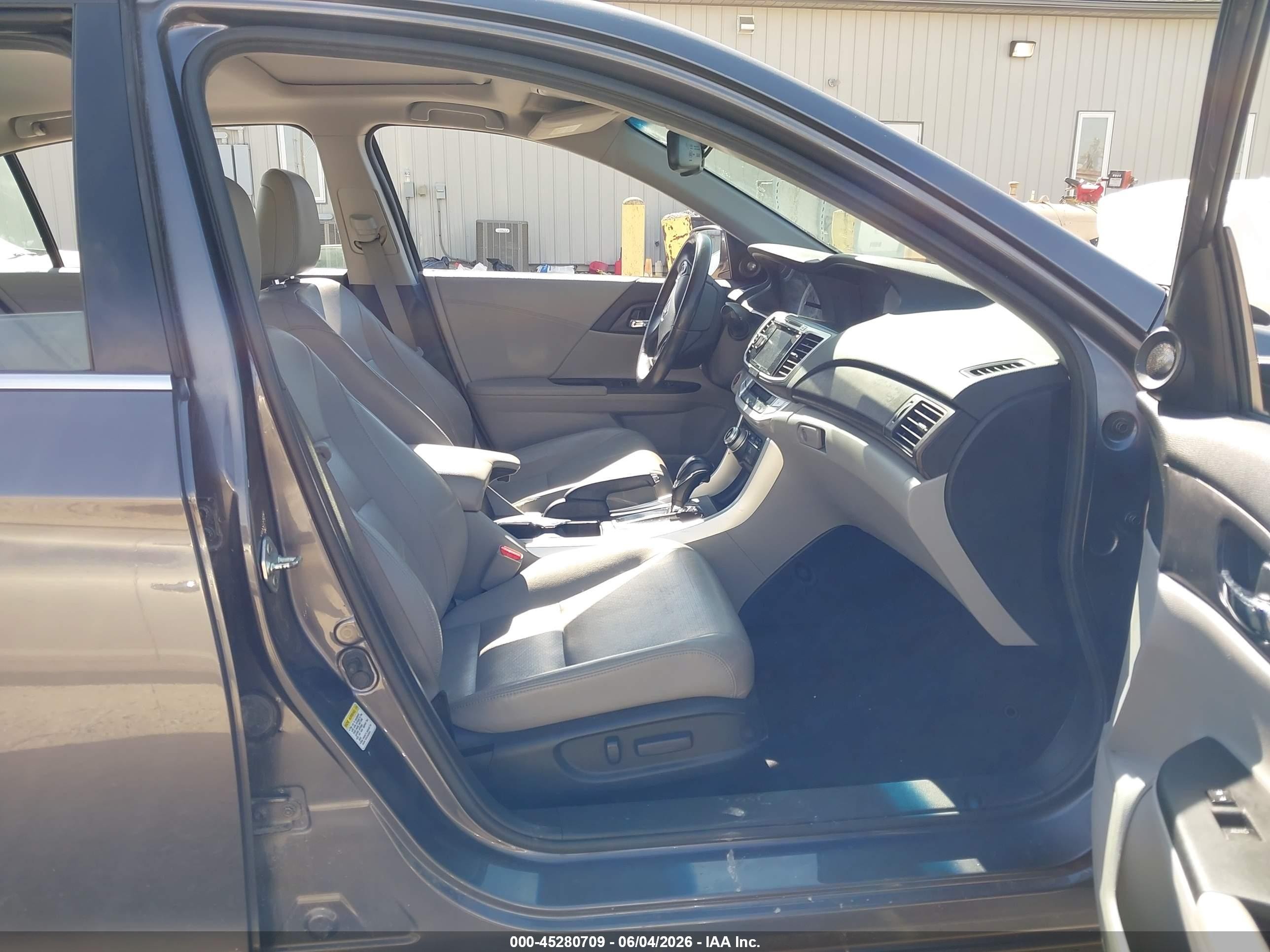 2013 Honda Accord Ex-l V-6 Серый vin: 1HGCR3F84DA006001