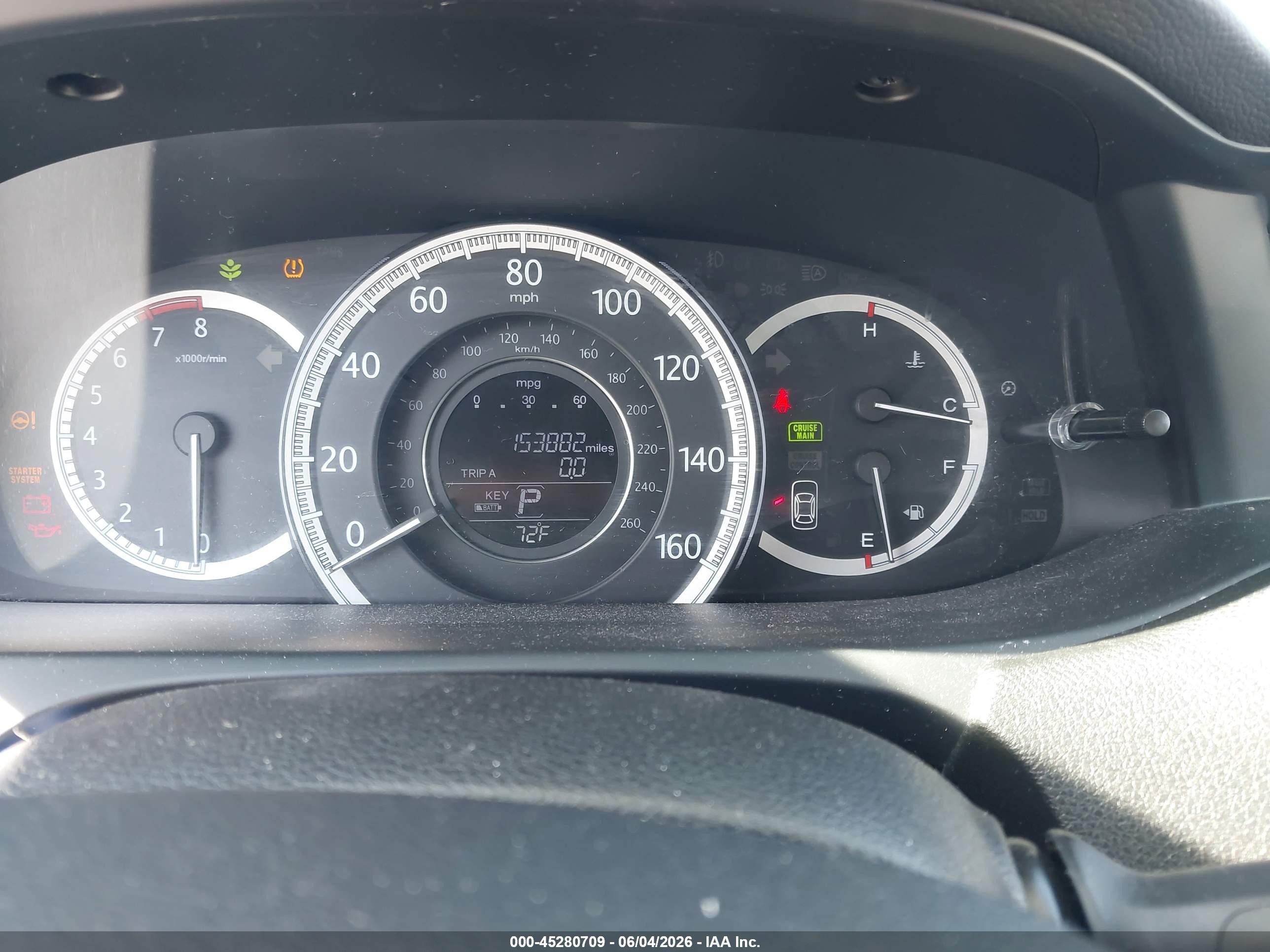 2013 Honda Accord Ex-l V-6 Серый vin: 1HGCR3F84DA006001