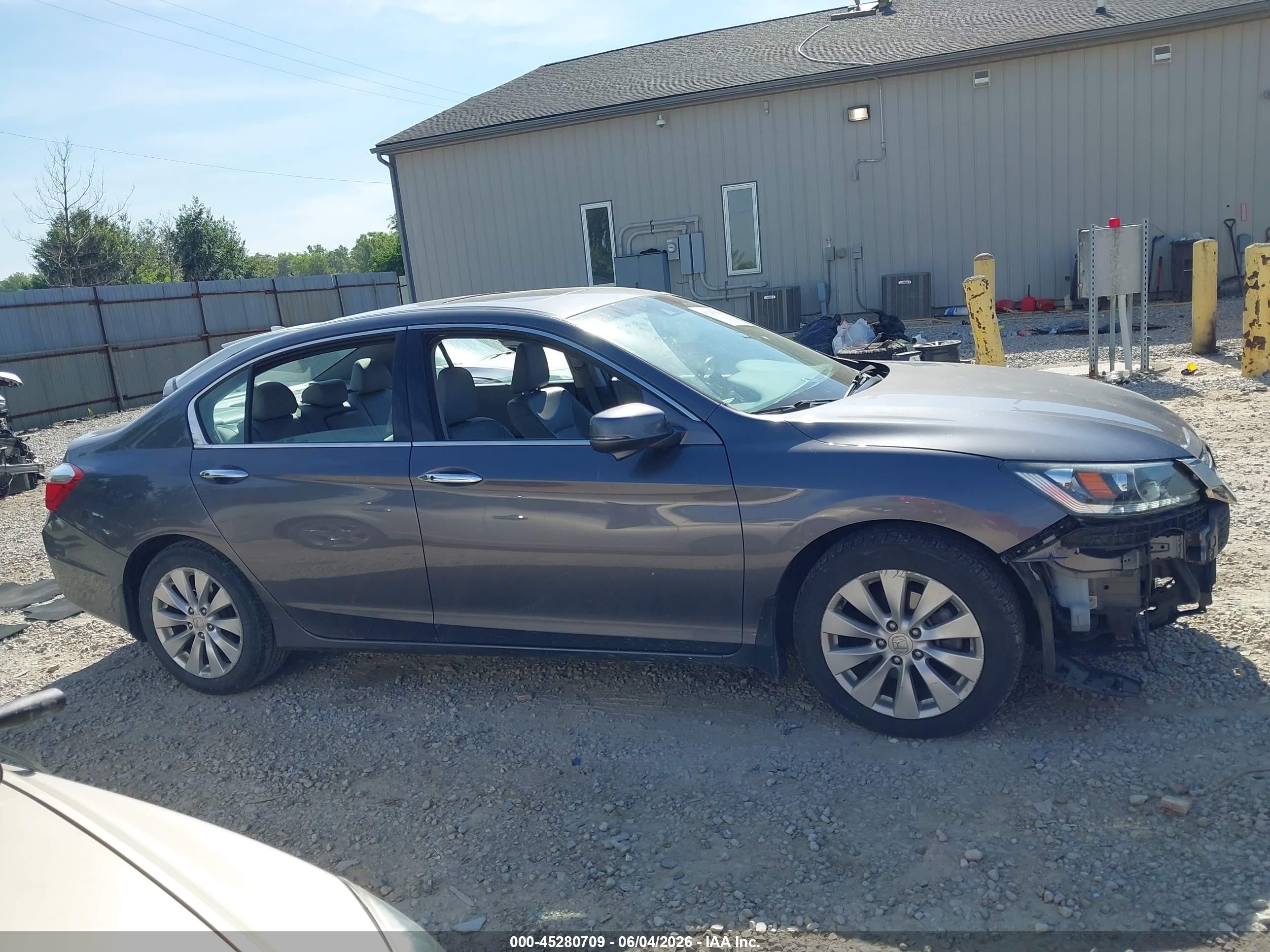 2013 Honda Accord Ex-l V-6 Серый vin: 1HGCR3F84DA006001