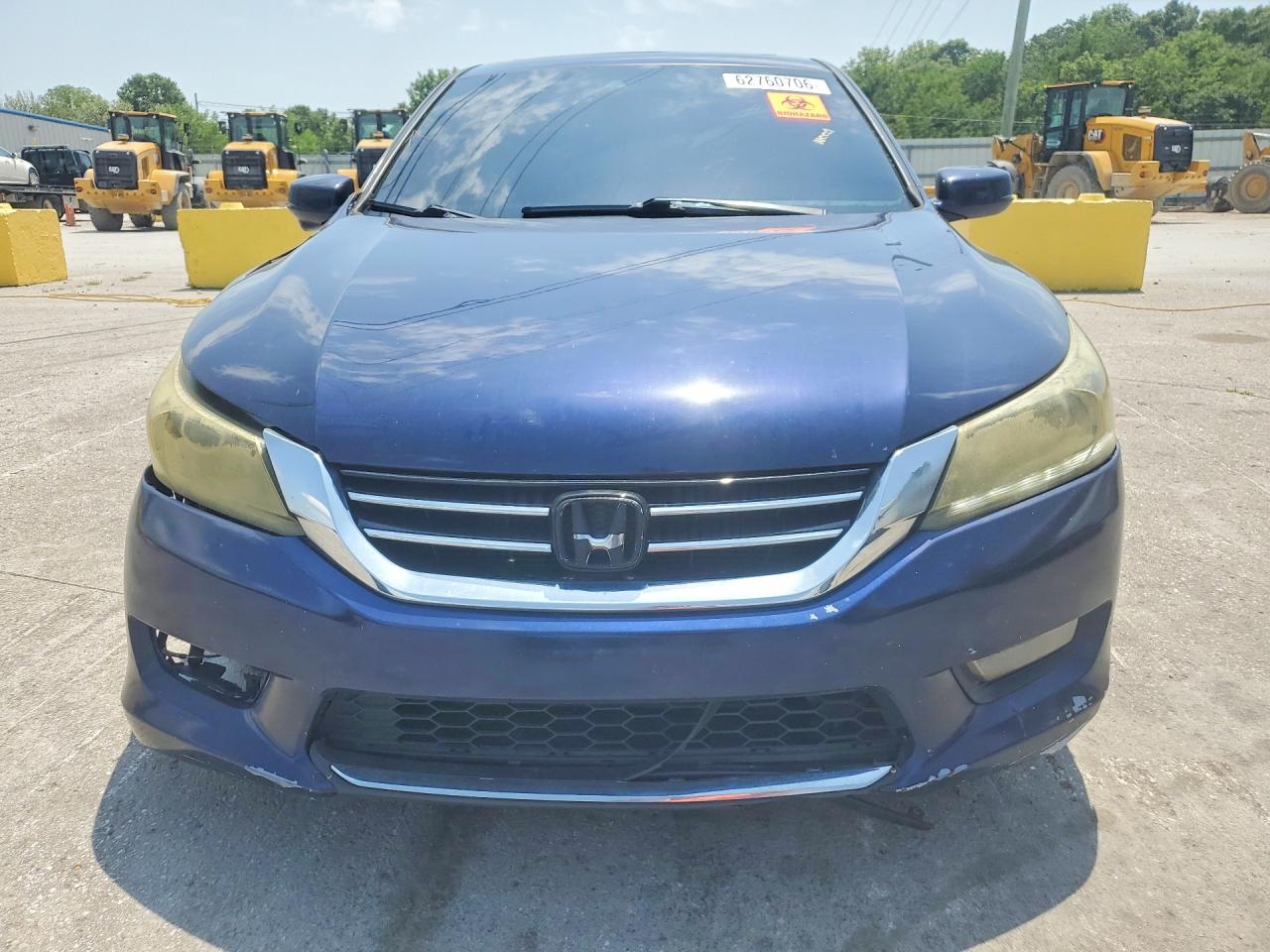 2013 Honda Accord Exl Blue vin: 1HGCR3F84DA009383