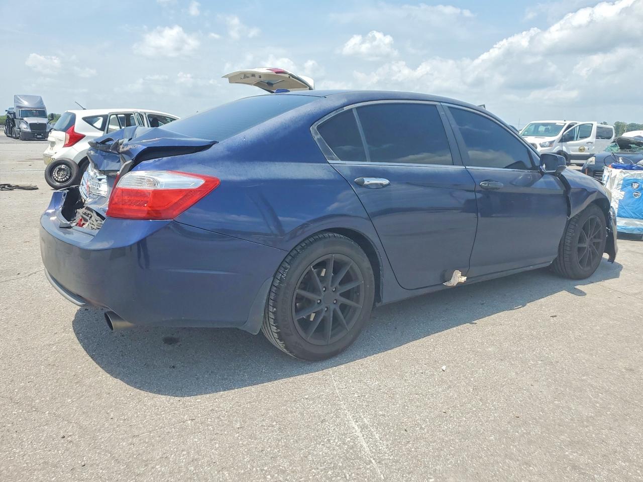 2013 Honda Accord Exl Blue vin: 1HGCR3F84DA009383