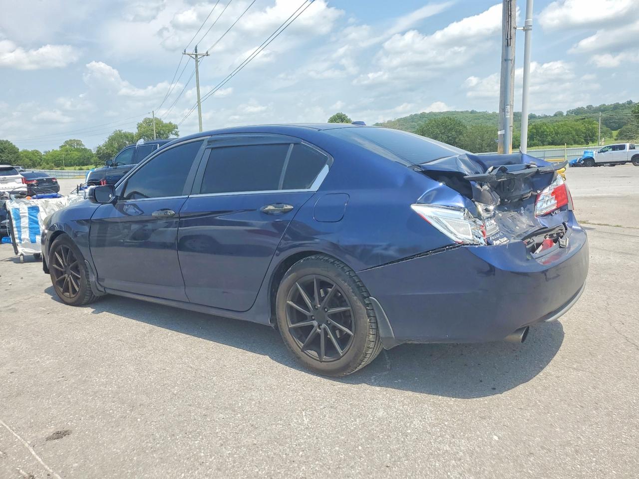 2013 Honda Accord Exl Blue vin: 1HGCR3F84DA009383