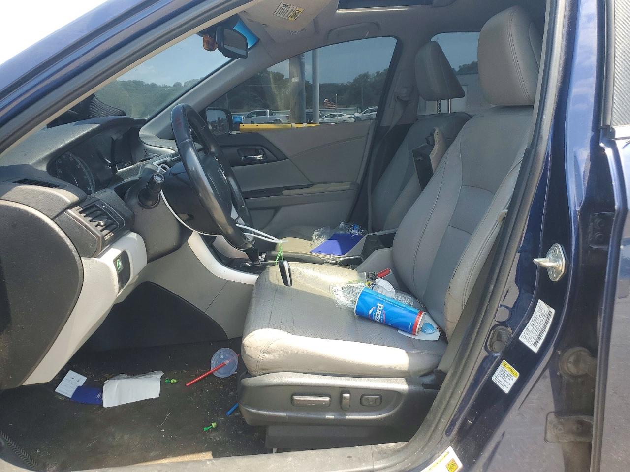 2013 Honda Accord Exl Blue vin: 1HGCR3F84DA009383
