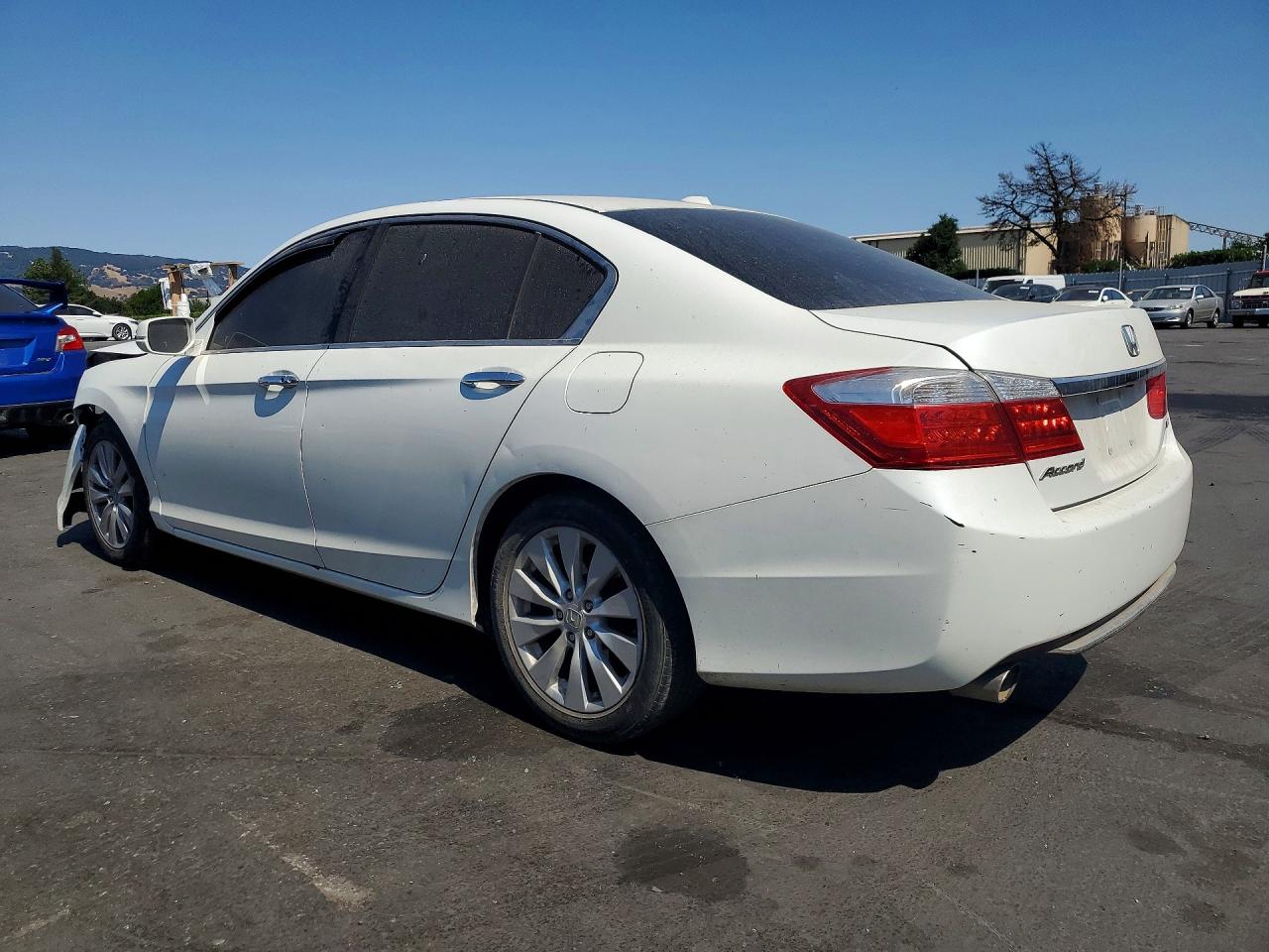 2013 Honda Accord Exl Белый vin: 1HGCR3F84DA010758