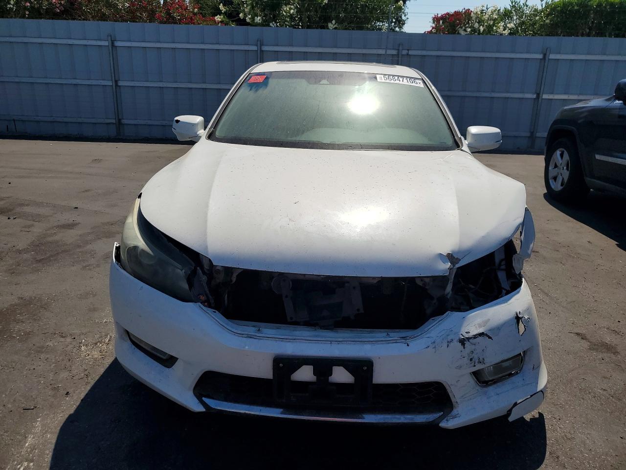 2013 Honda Accord Exl Белый vin: 1HGCR3F84DA010758