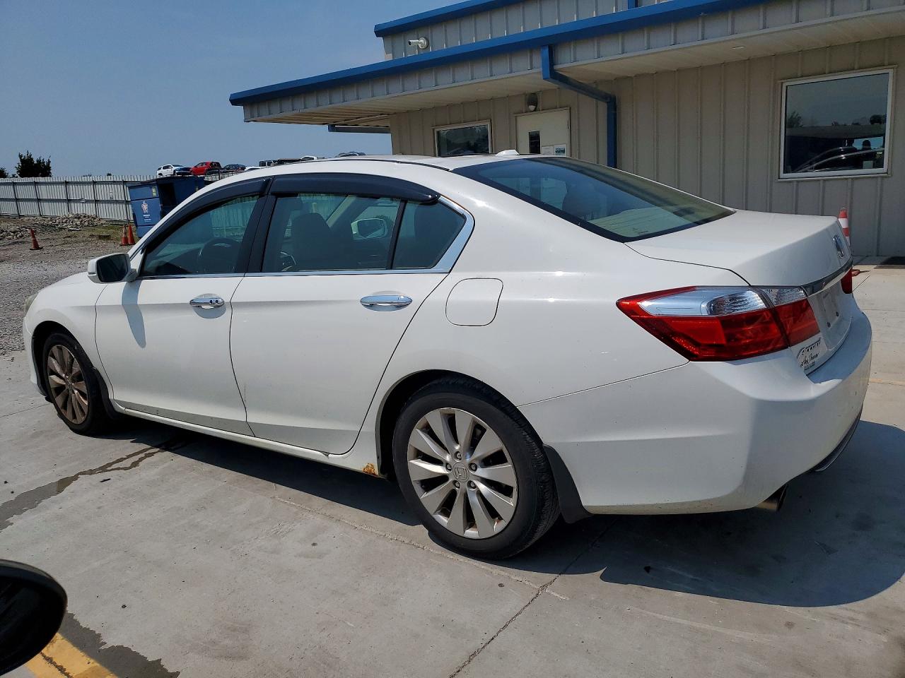 2013 Honda Accord Exl White vin: 1HGCR3F84DA011201