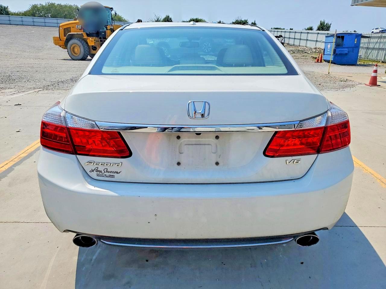 2013 Honda Accord Exl White vin: 1HGCR3F84DA011201