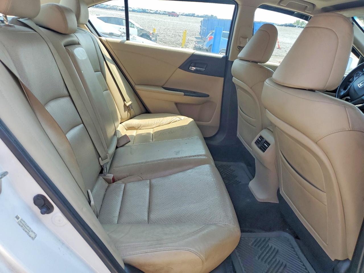 2013 Honda Accord Exl White vin: 1HGCR3F84DA011201