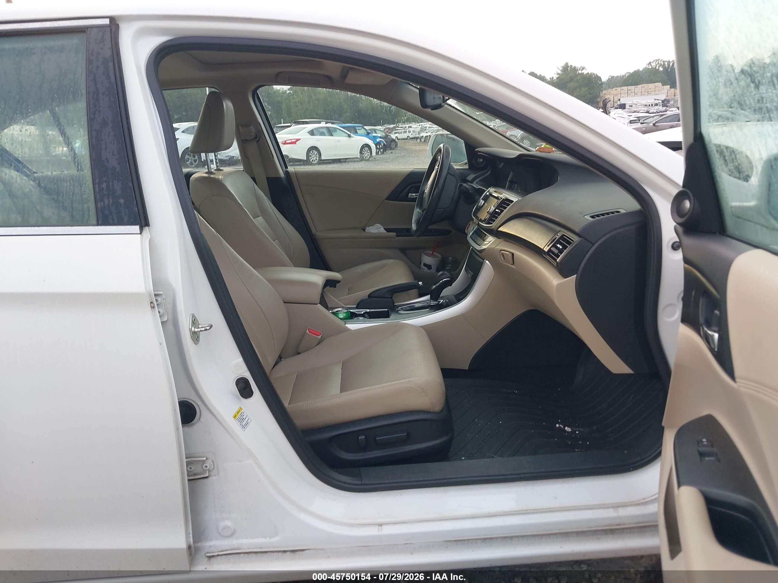 2013 Honda Accord Ex-l V-6 Белый vin: 1HGCR3F84DA011246