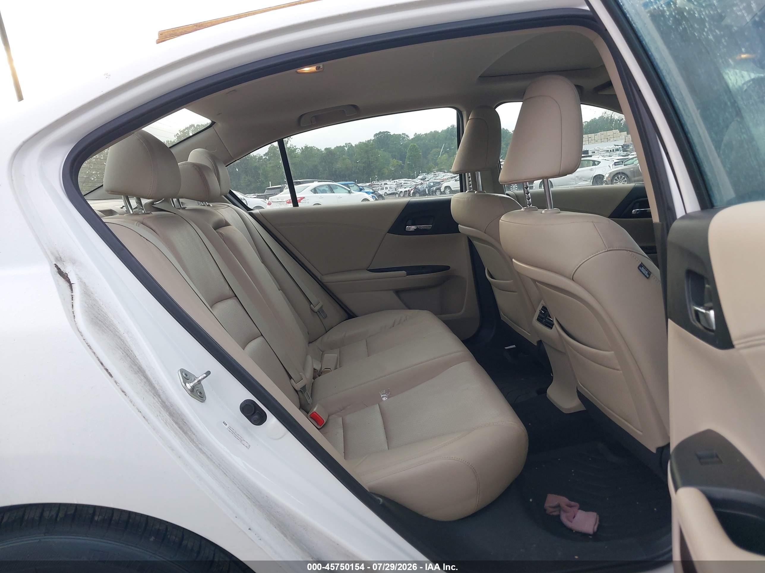 2013 Honda Accord Ex-l V-6 Белый vin: 1HGCR3F84DA011246