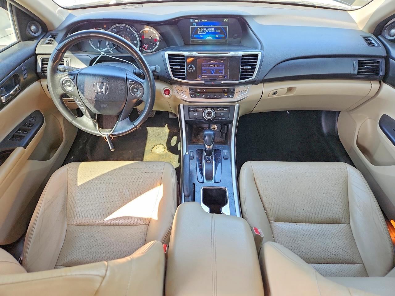 2013 Hond Accord Белый vin: 1HGCR3F84DA013577
