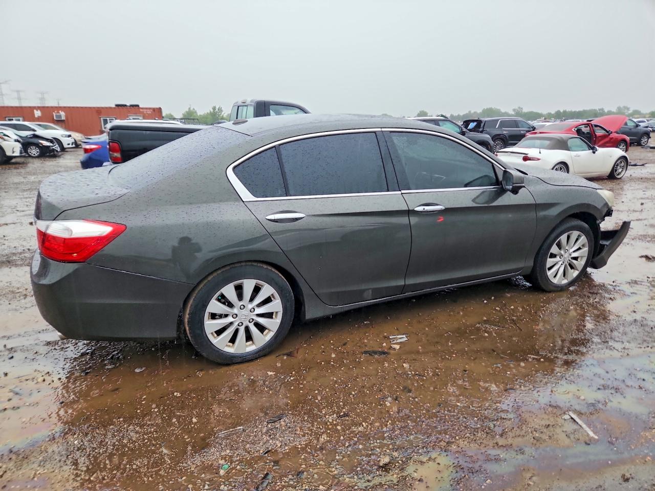 2013 Honda Accord Exl Green vin: 1HGCR3F84DA026166