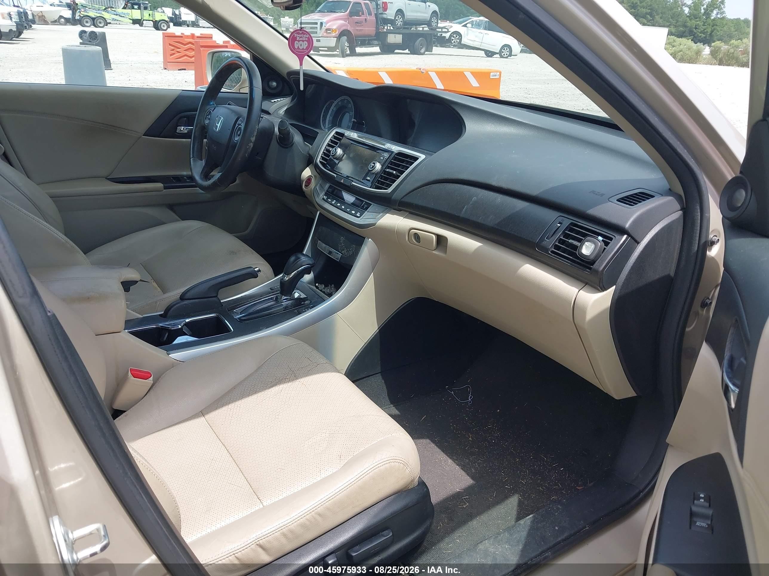 2013 Honda Accord Ex-l V-6 Brown vin: 1HGCR3F84DA028080