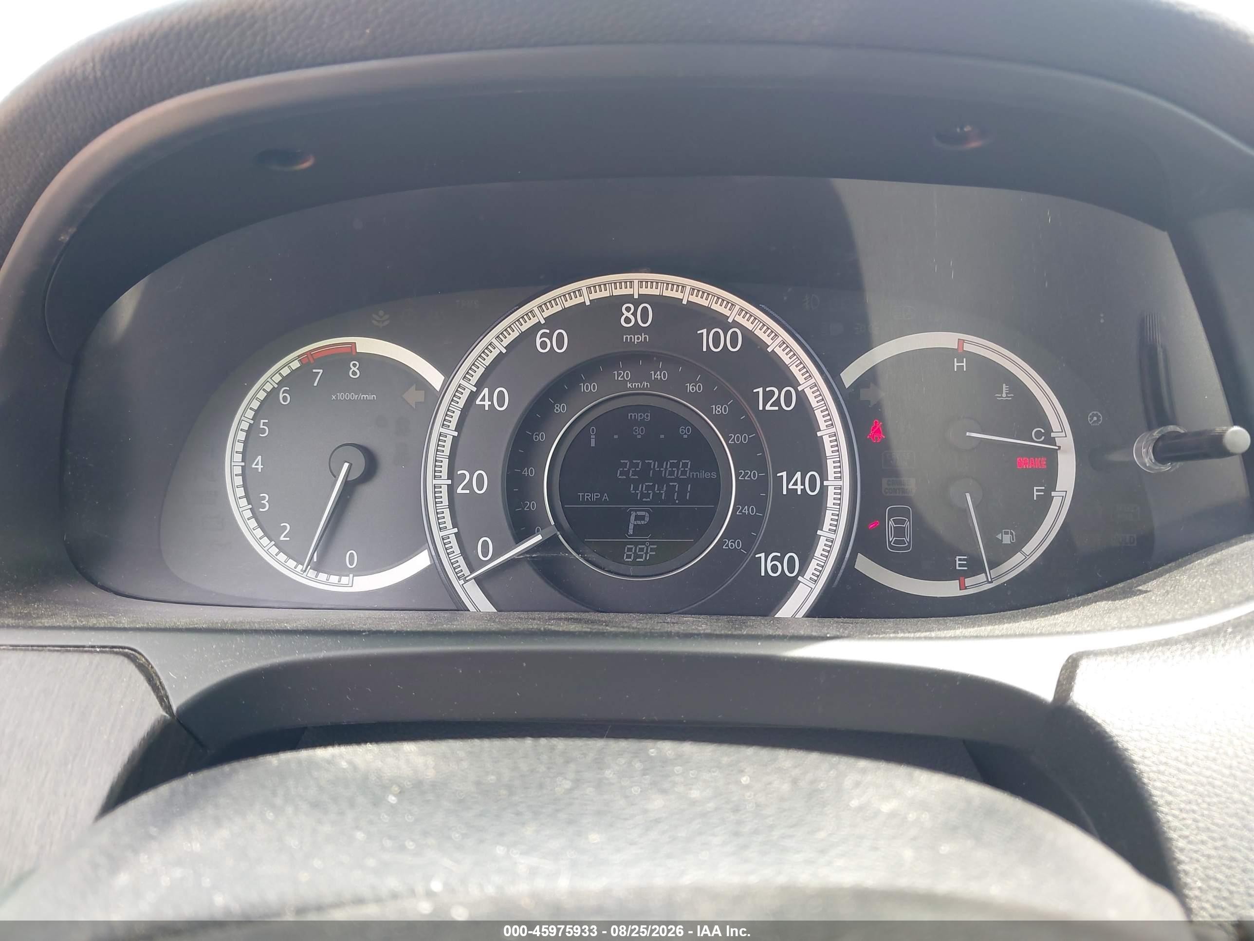 2013 Honda Accord Ex-l V-6 Brown vin: 1HGCR3F84DA028080