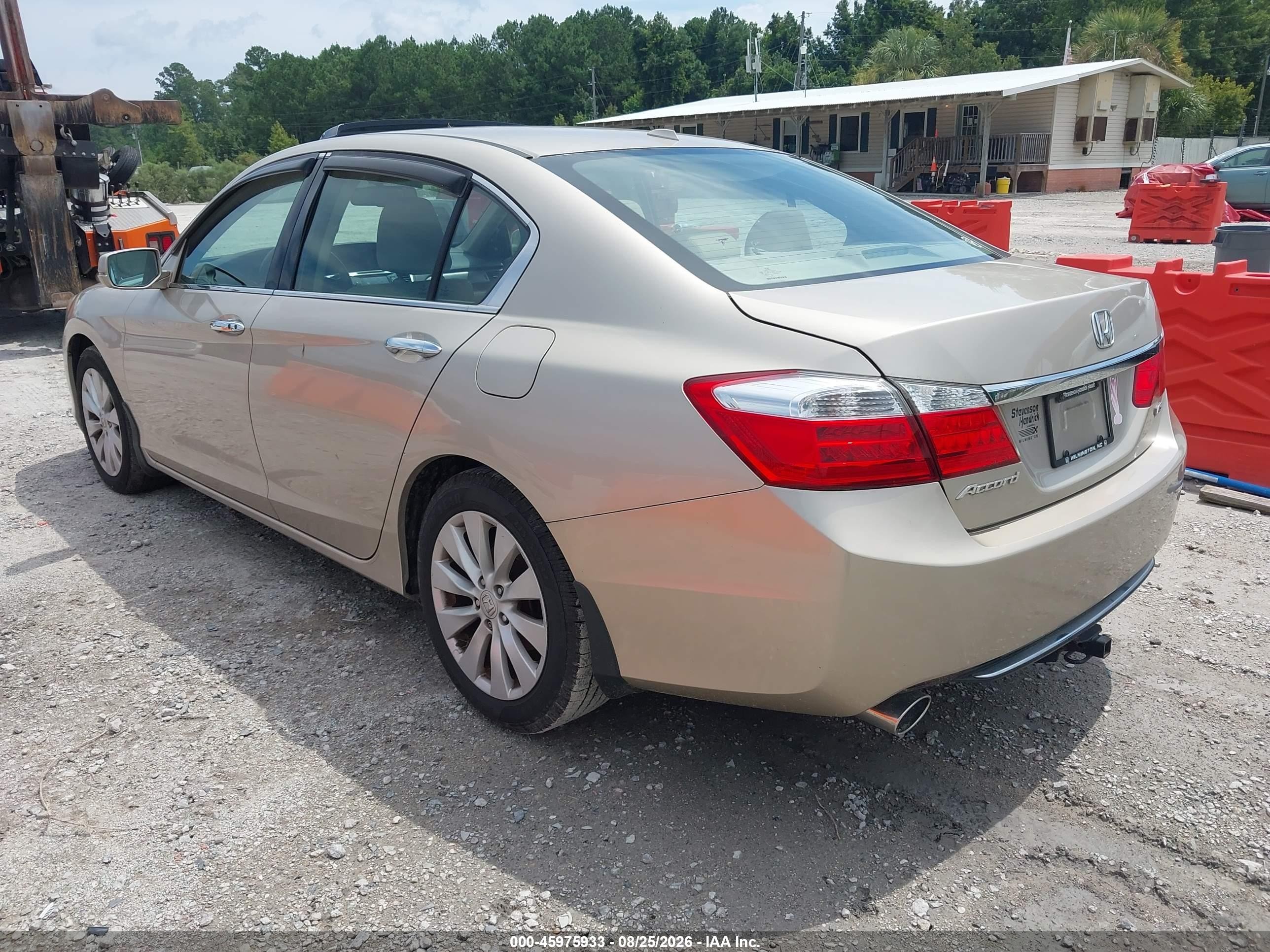 2013 Honda Accord Ex-l V-6 Brown vin: 1HGCR3F84DA028080