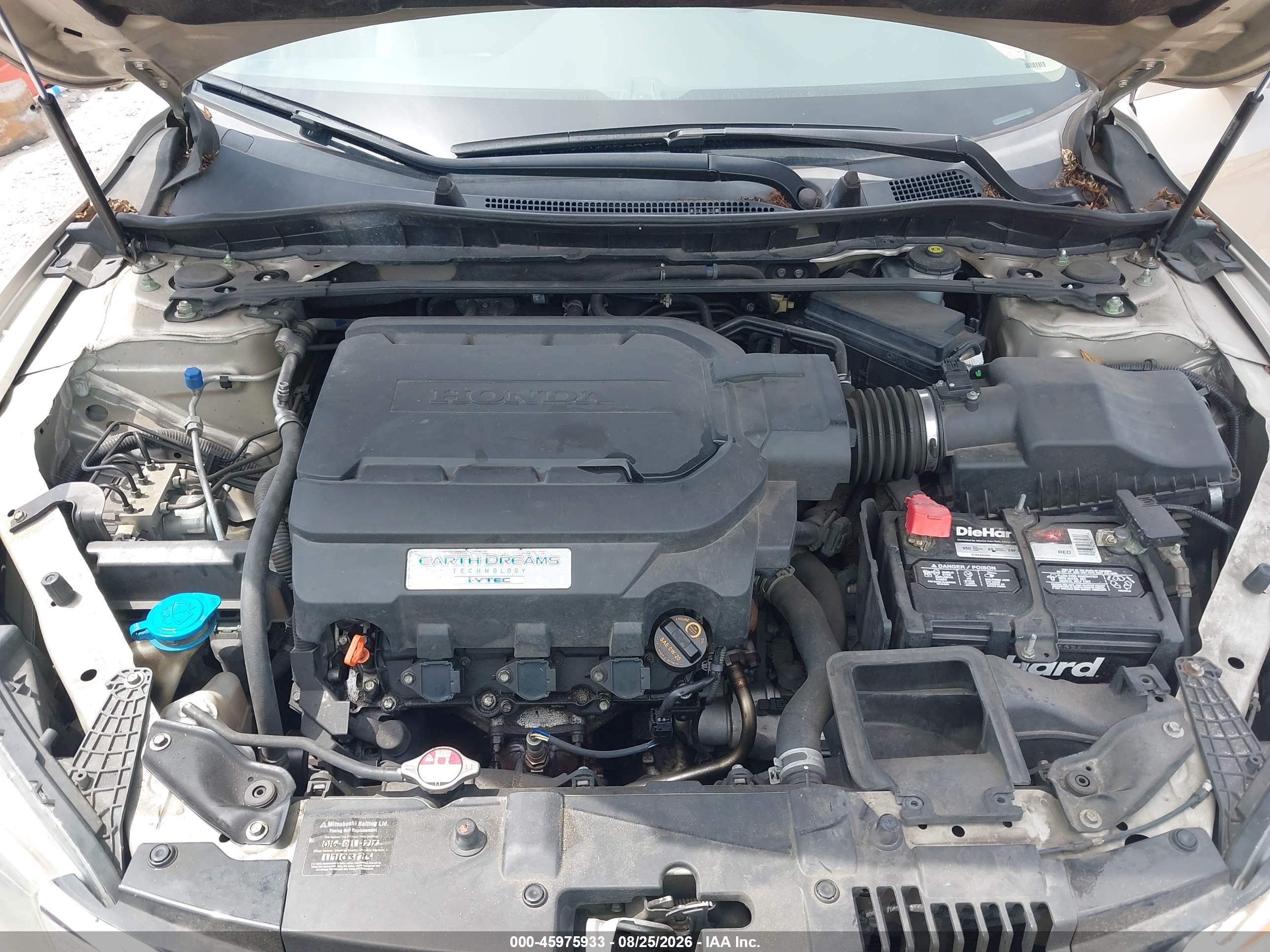 2013 Honda Accord Ex-l V-6 Brown vin: 1HGCR3F84DA028080