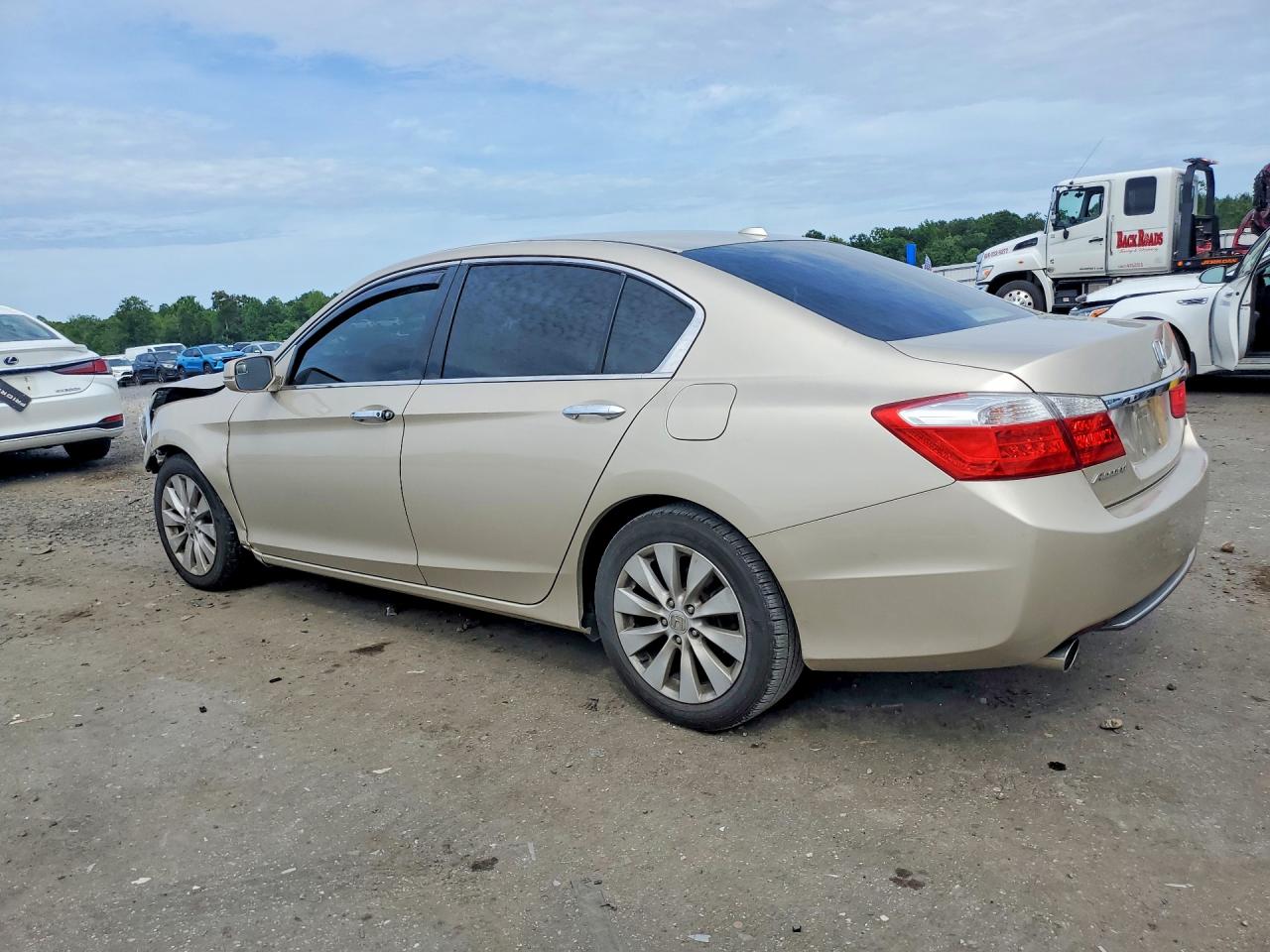 2013 Honda Accord Ex-v6 Beige vin: 1HGCR3F84DA030685