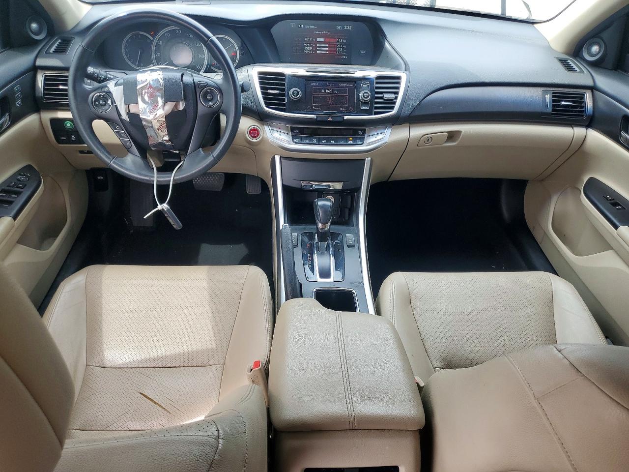 2013 Honda Accord Ex-v6 Beige vin: 1HGCR3F84DA030685