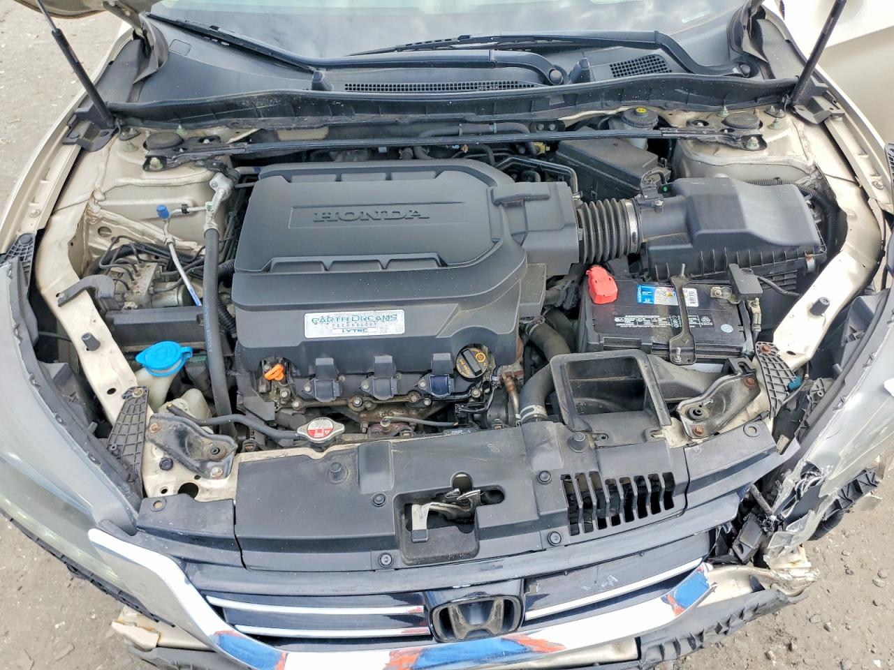 2013 Honda Accord Ex-v6 Beige vin: 1HGCR3F84DA030685