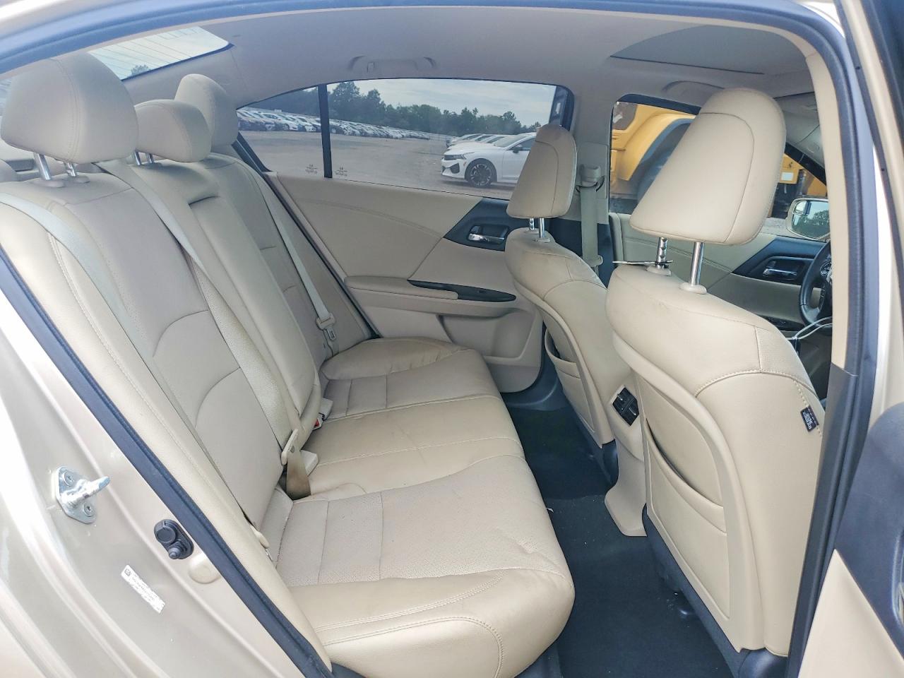 2013 Honda Accord Ex-v6 Beige vin: 1HGCR3F84DA030685