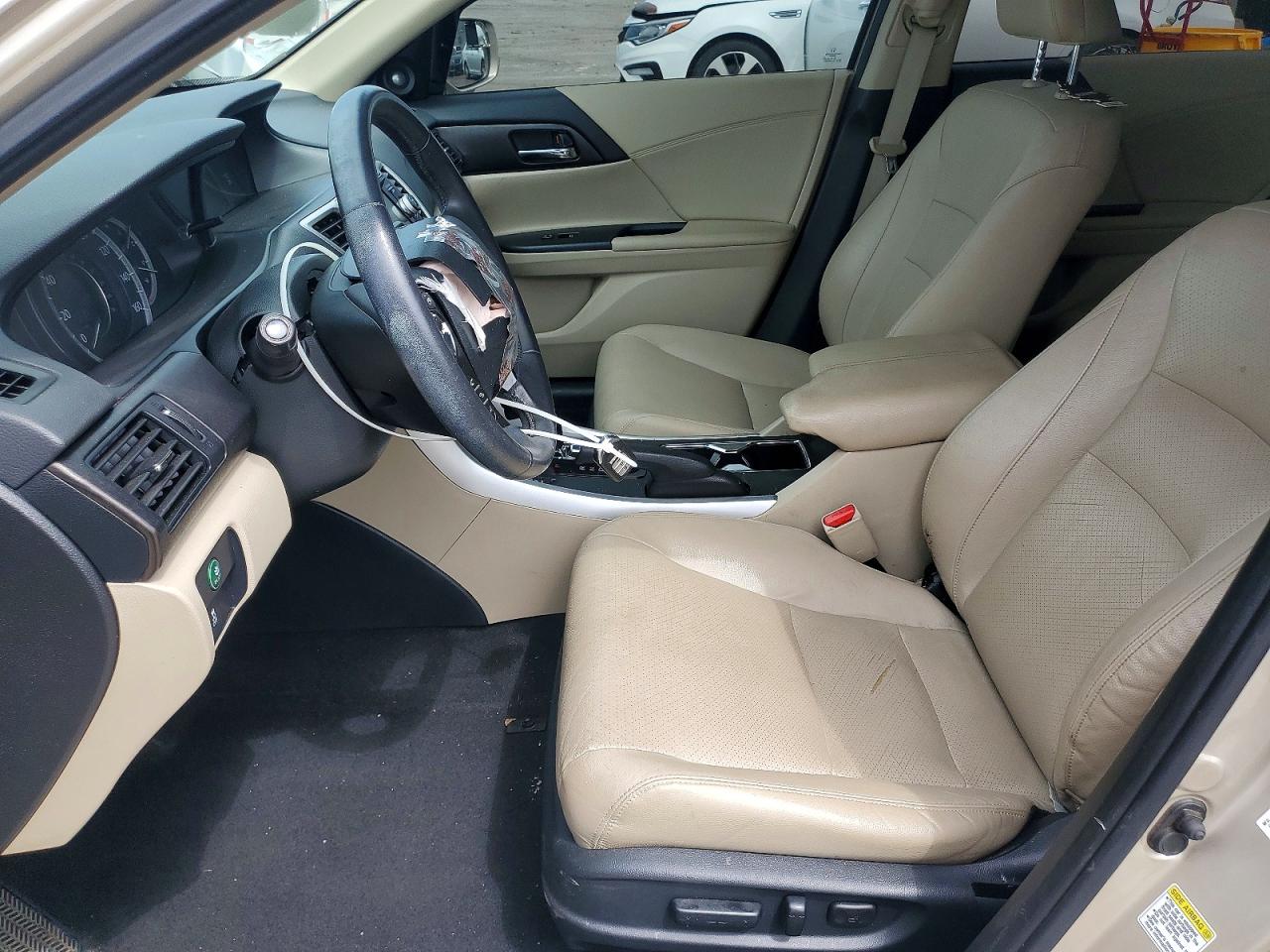 2013 Honda Accord Ex-v6 Beige vin: 1HGCR3F84DA030685