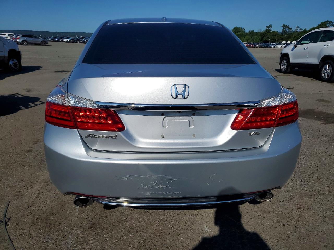 2013 Honda Accord Exl Silver vin: 1HGCR3F84DA038866