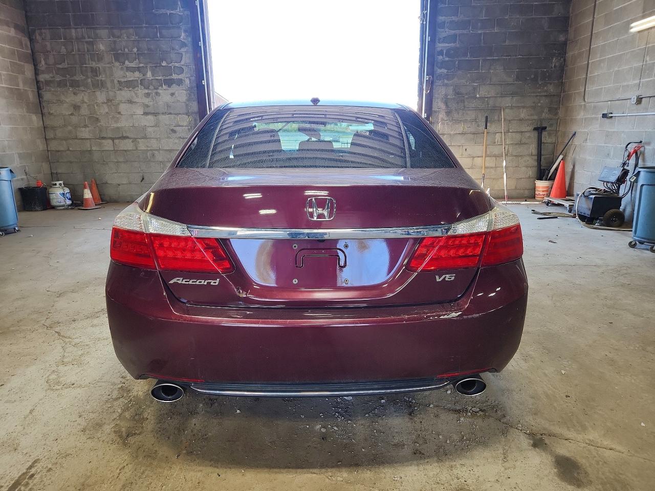 2013 Honda Accord Exl Burgundy vin: 1HGCR3F84DA040102