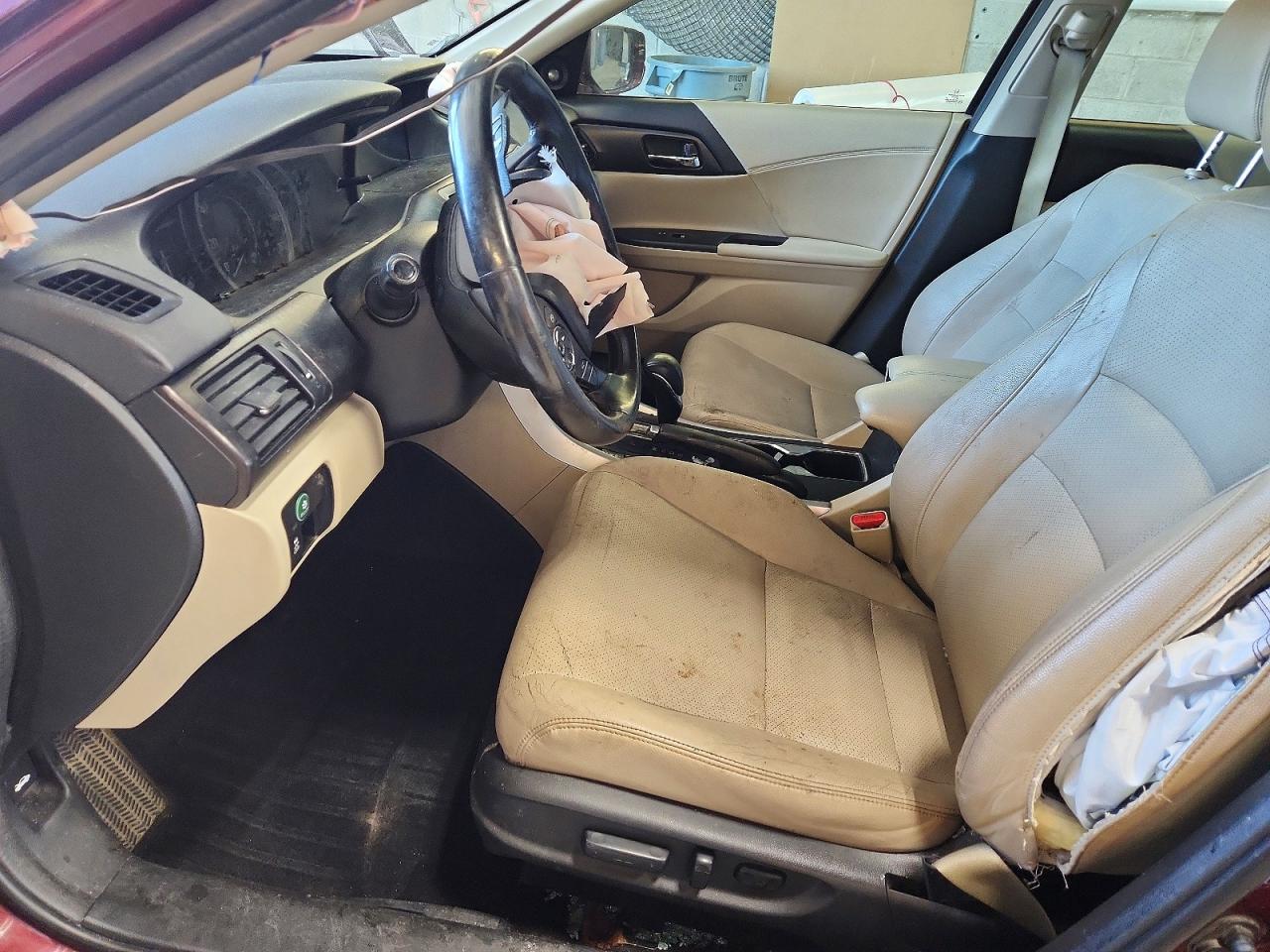 2013 Honda Accord Exl Burgundy vin: 1HGCR3F84DA040102