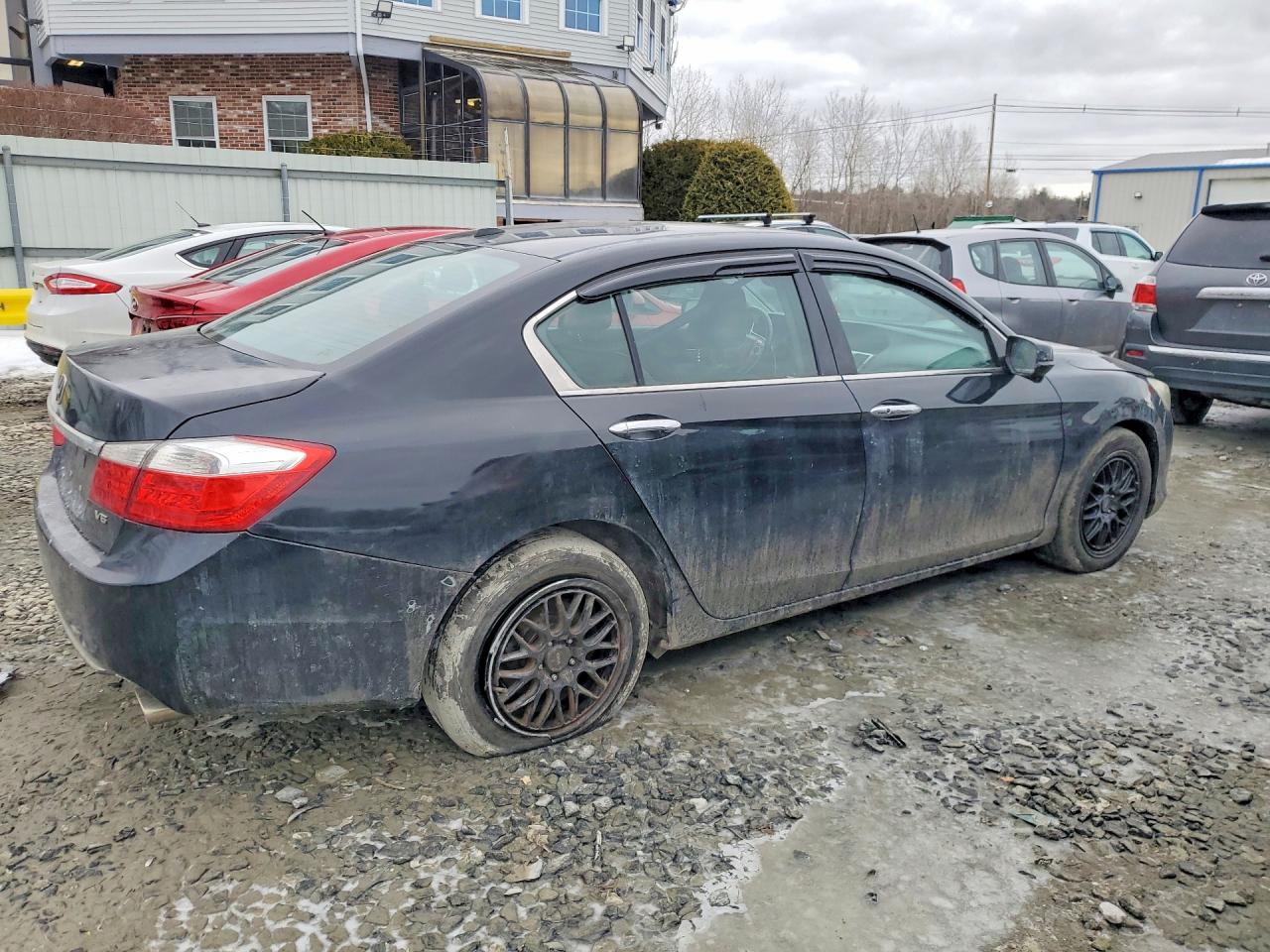 2013 Honda Accord Exl Черный vin: 1HGCR3F84DA044795
