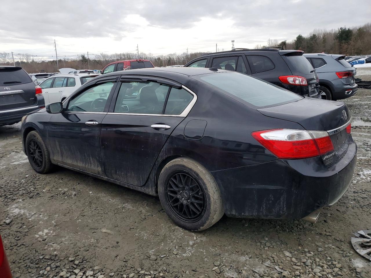 2013 Honda Accord Exl Черный vin: 1HGCR3F84DA044795