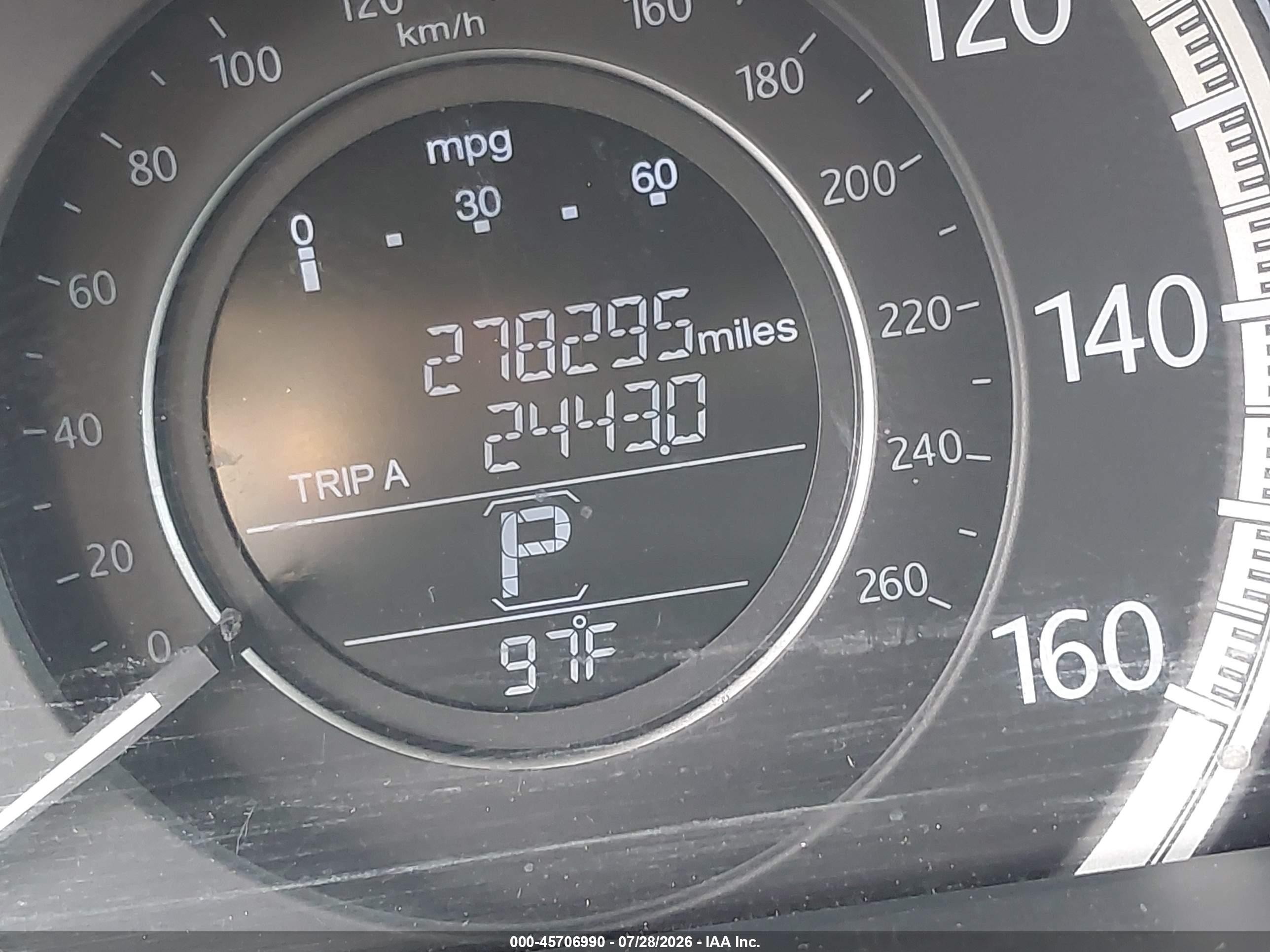 2013 Honda Accord Ex-l V-6 White vin: 1HGCR3F84DA047860