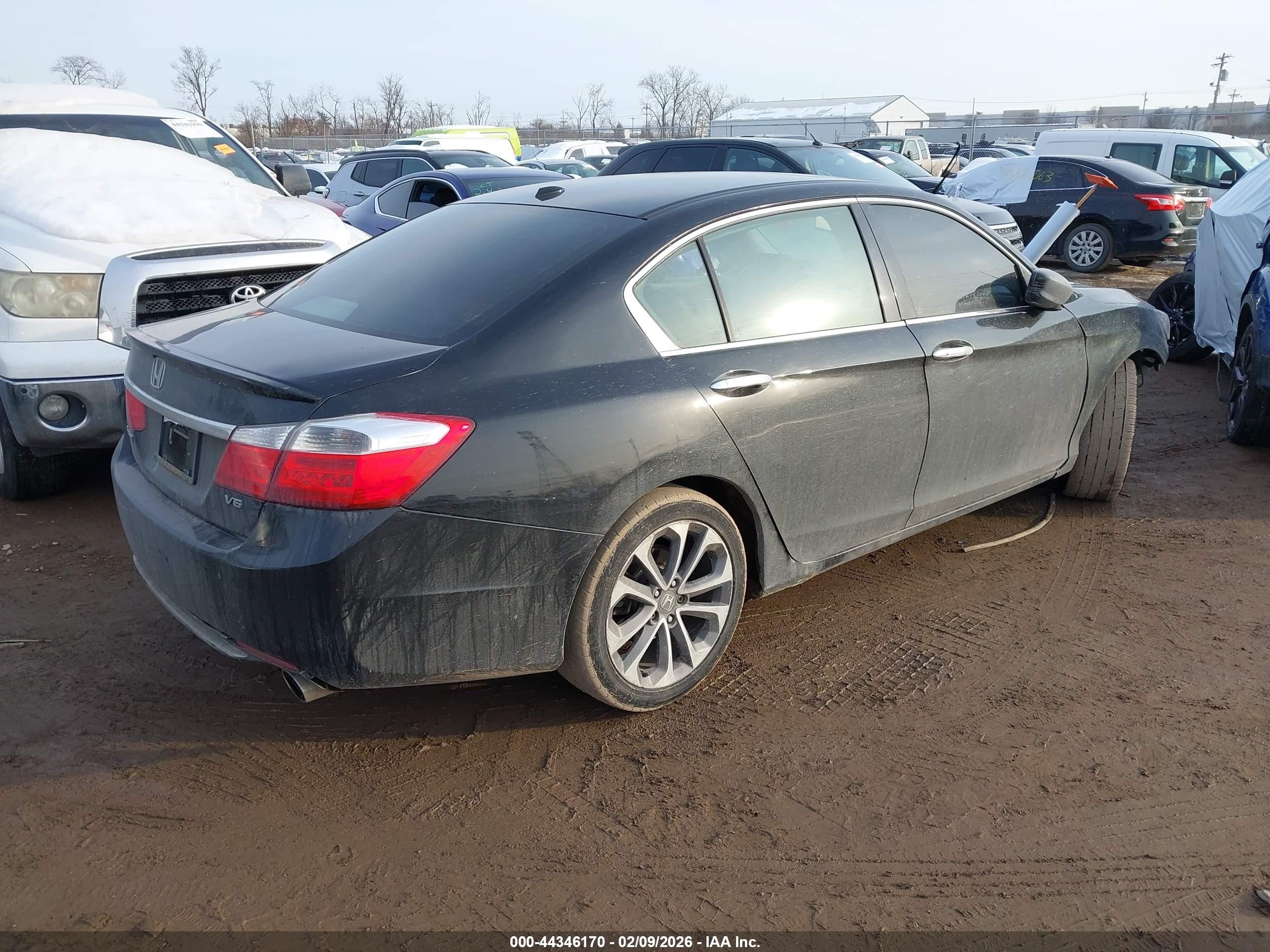 2014 Honda Accord Ex-l V-6 Черный vin: 1HGCR3F84EA019039