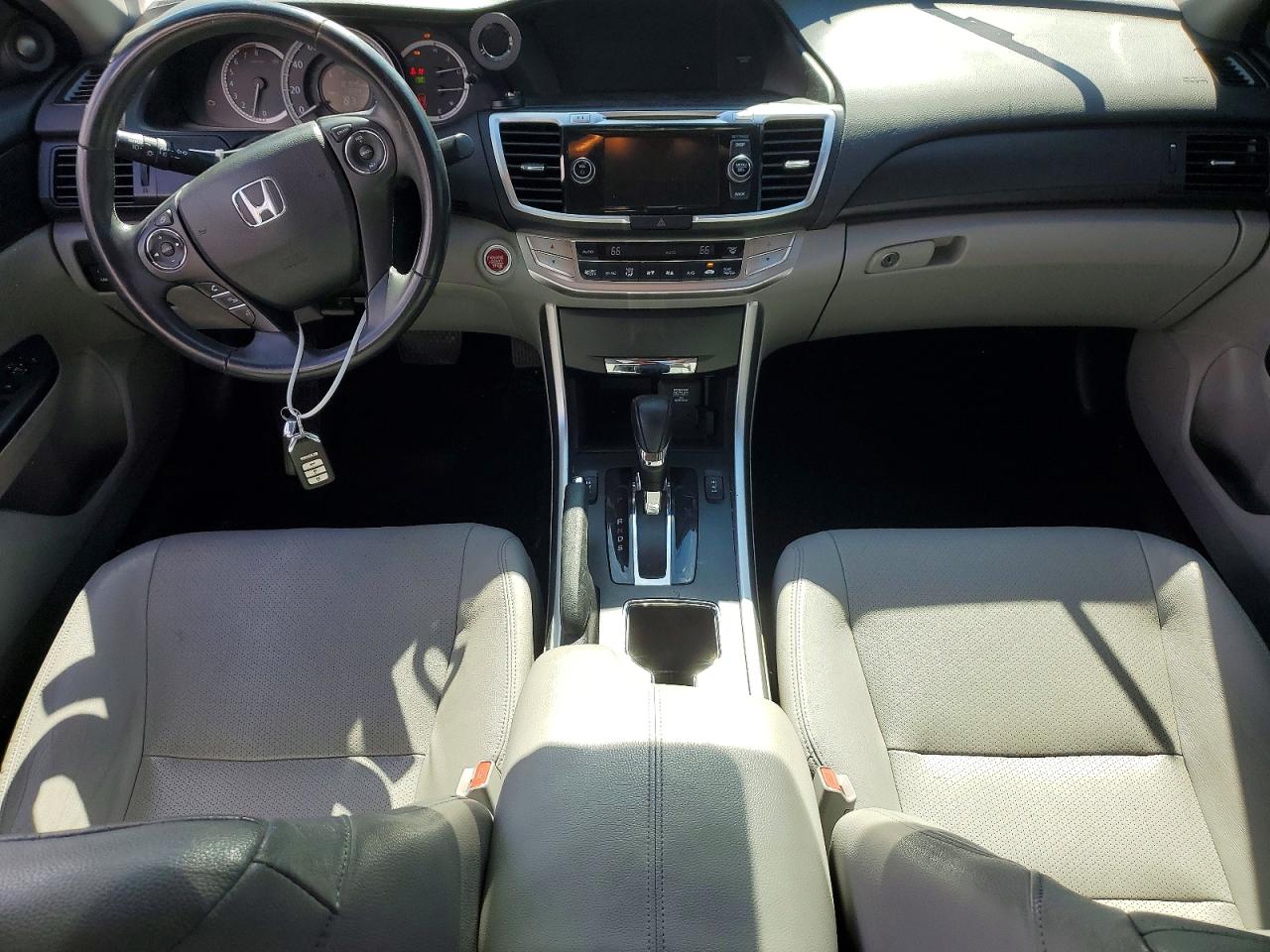 2014 Honda Accord Gray vin: 1HGCR3F84EA035760