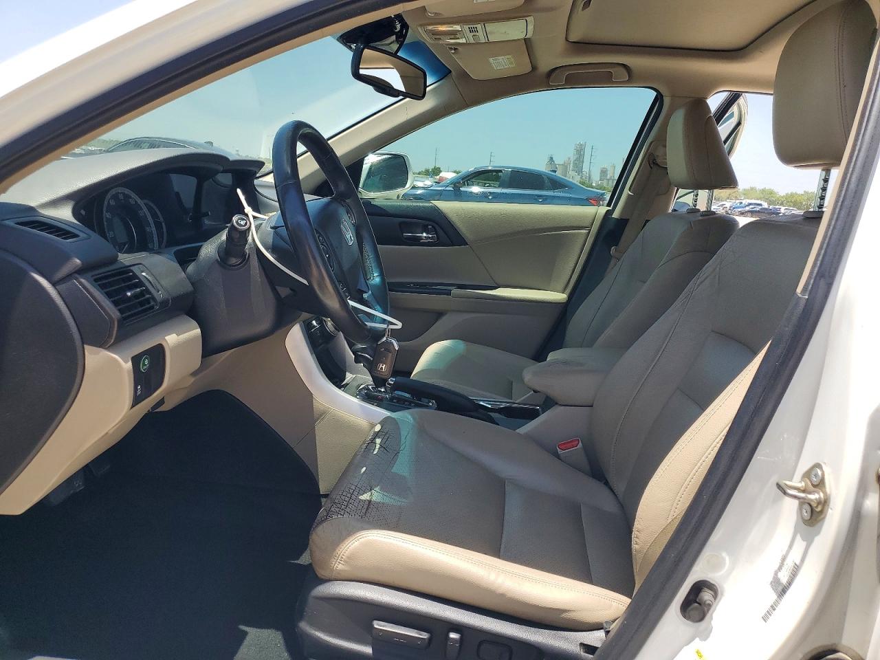 2014 Honda Accord Exl Белый vin: 1HGCR3F84EA036097