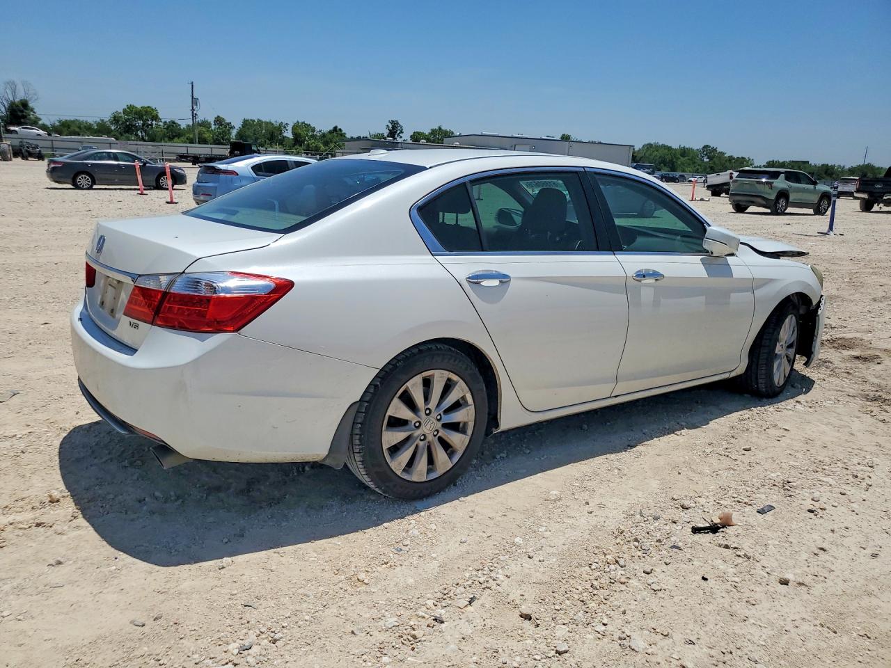 2014 Honda Accord Exl Белый vin: 1HGCR3F84EA036097
